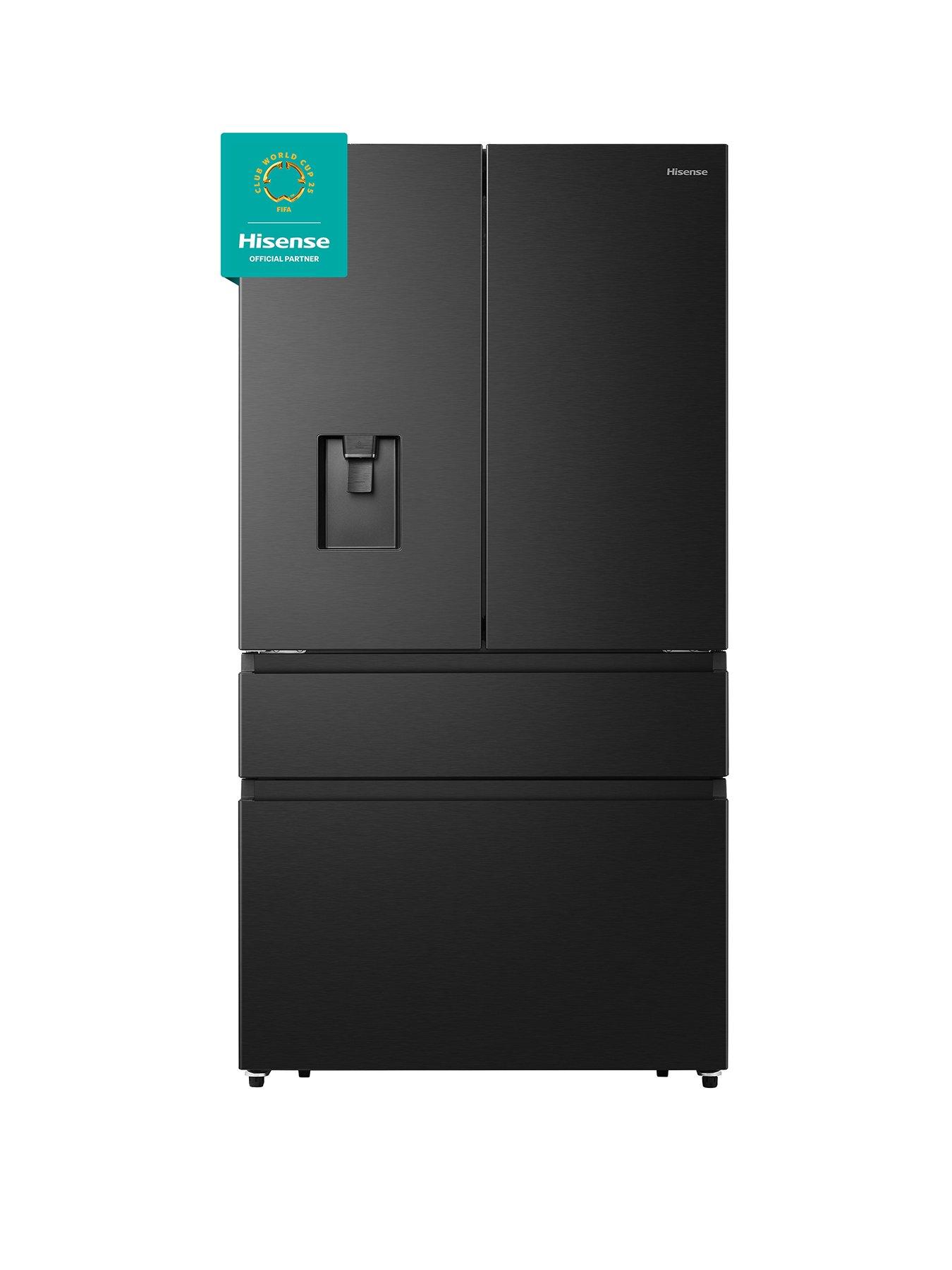 undefined RF749N4SWFE Pureflat 90cm French Door, American Fridge Freezer - Black Stainless Steel