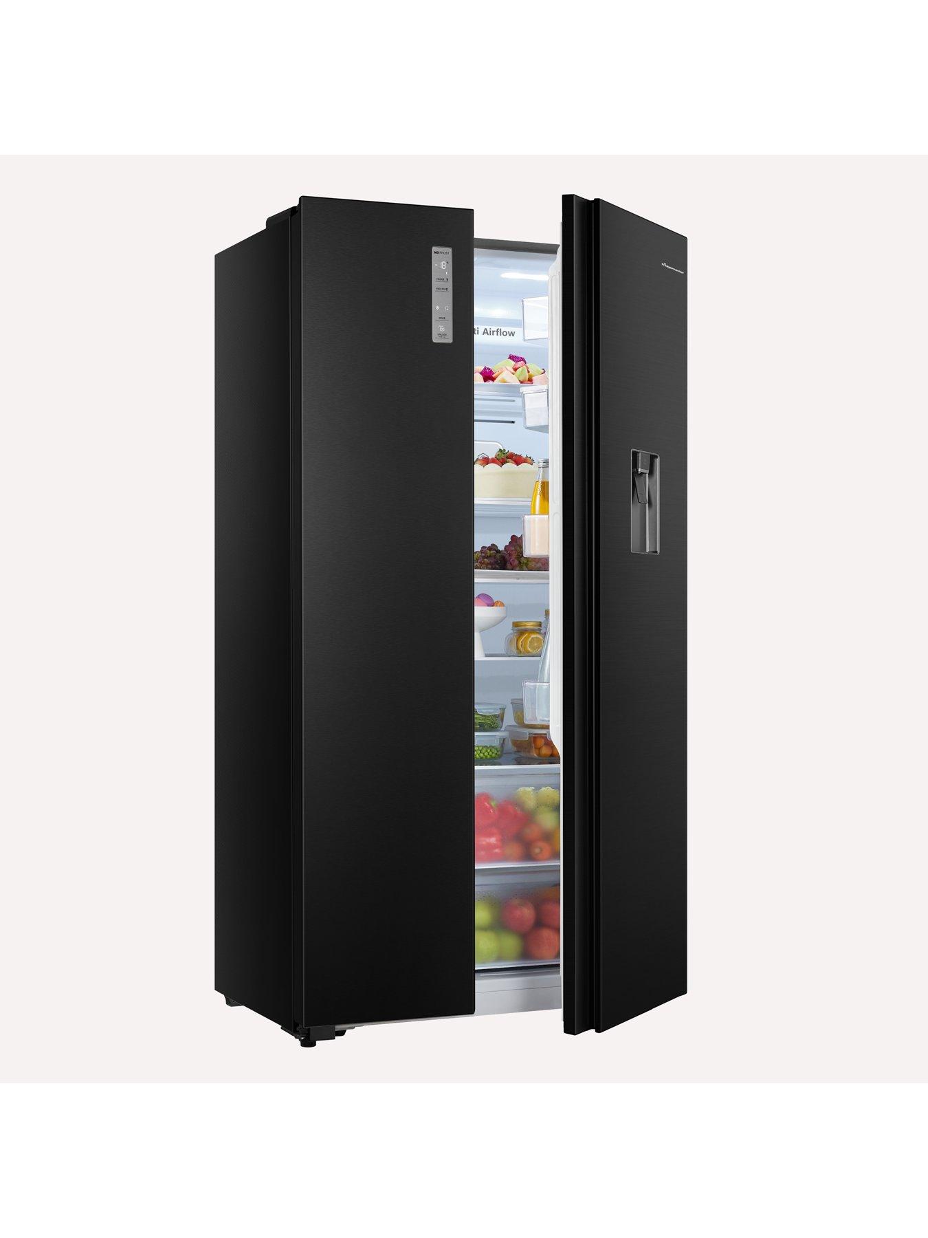 Image 5 of 7 of Fridgemaster MS91520DEB 90cm Wide Side by Side, American Fridge Freezer - Black