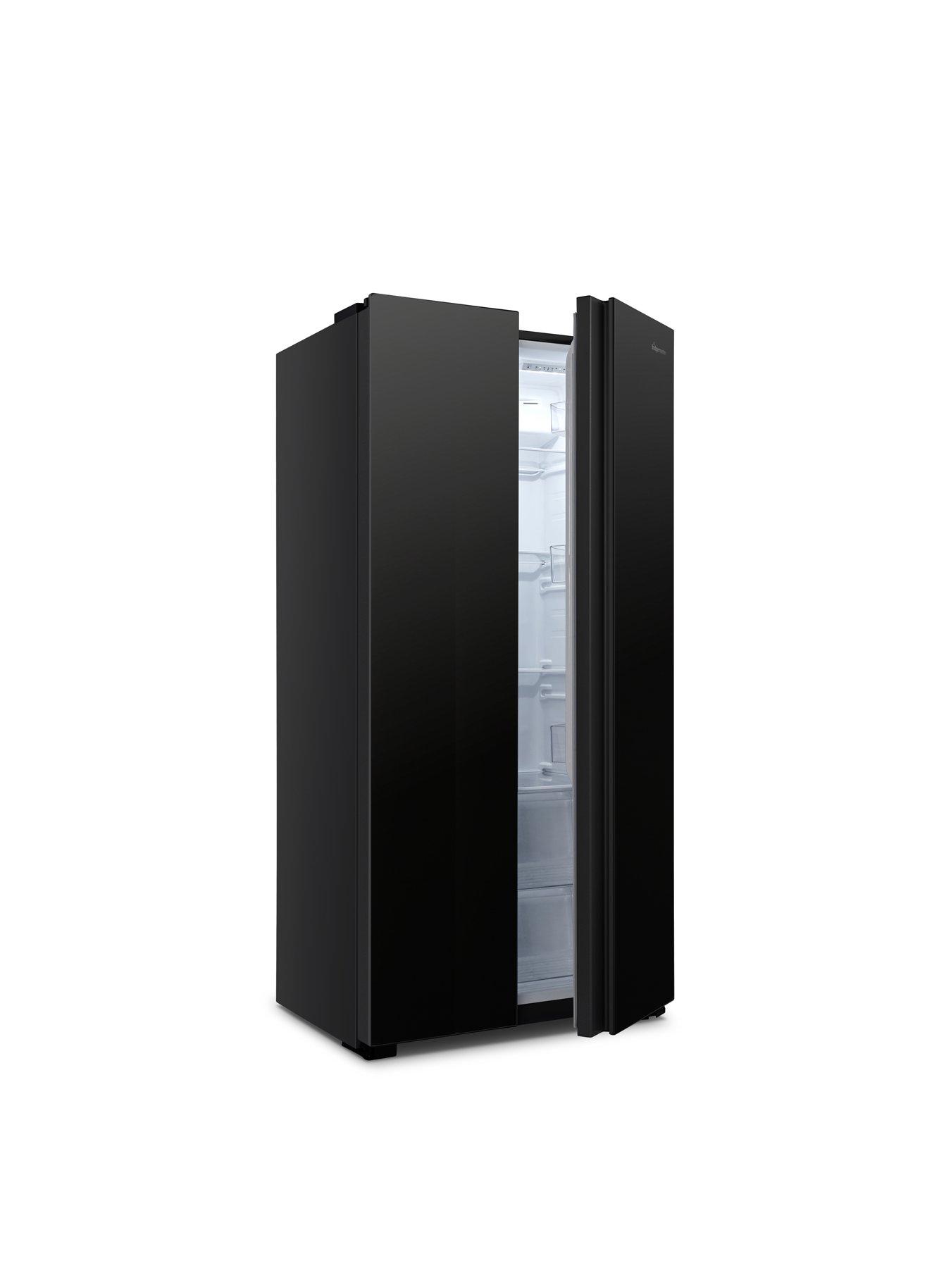 Image 4 of 5 of Fridgemaster MS83430EB 80cm Wide Side by Side, American Fridge Freezer - Black