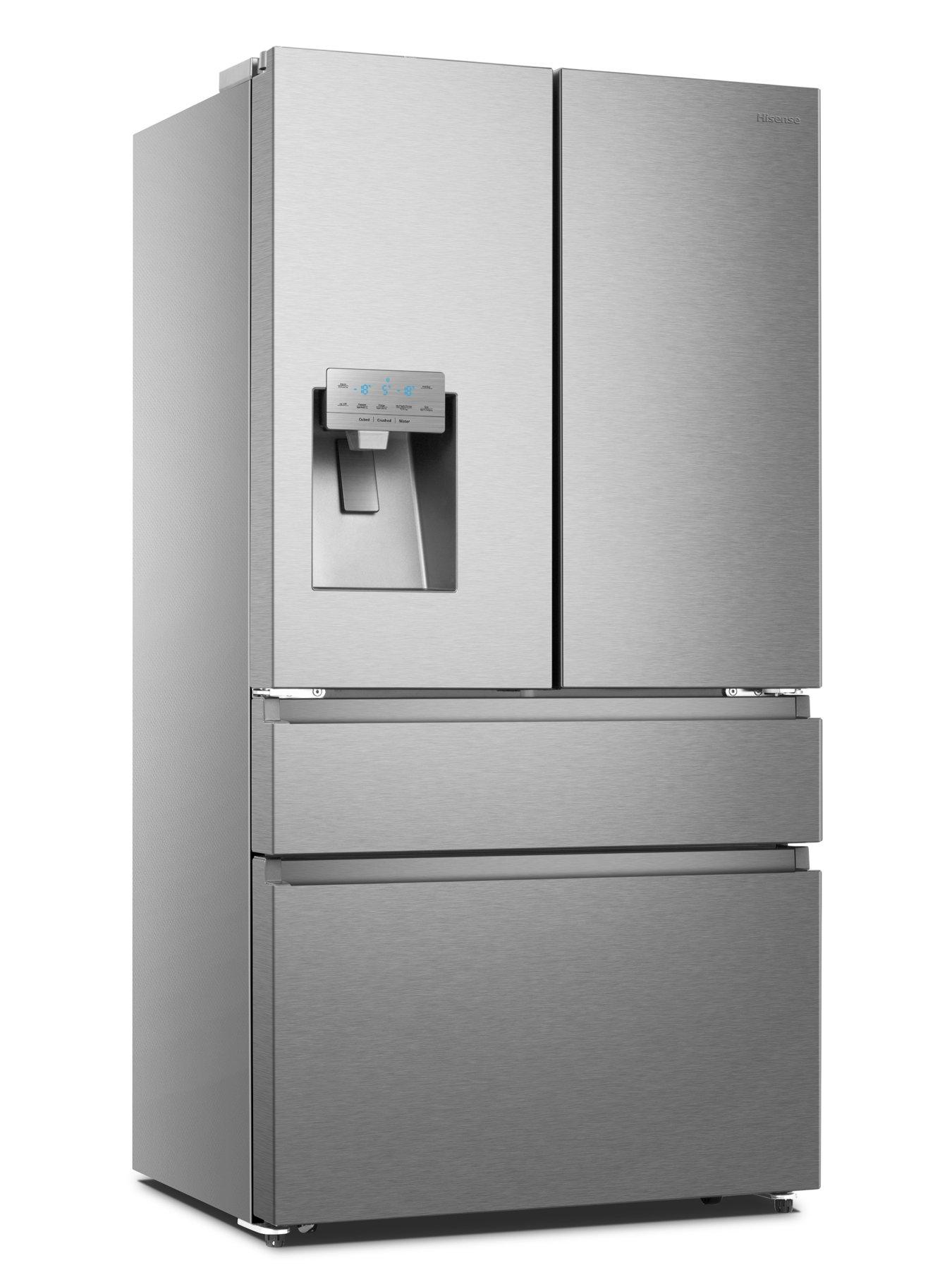  image of hisense-rf728n4sase-pureflat-90cm-french-door-water-and-ice-american-fridge-freezer-stainless-steel