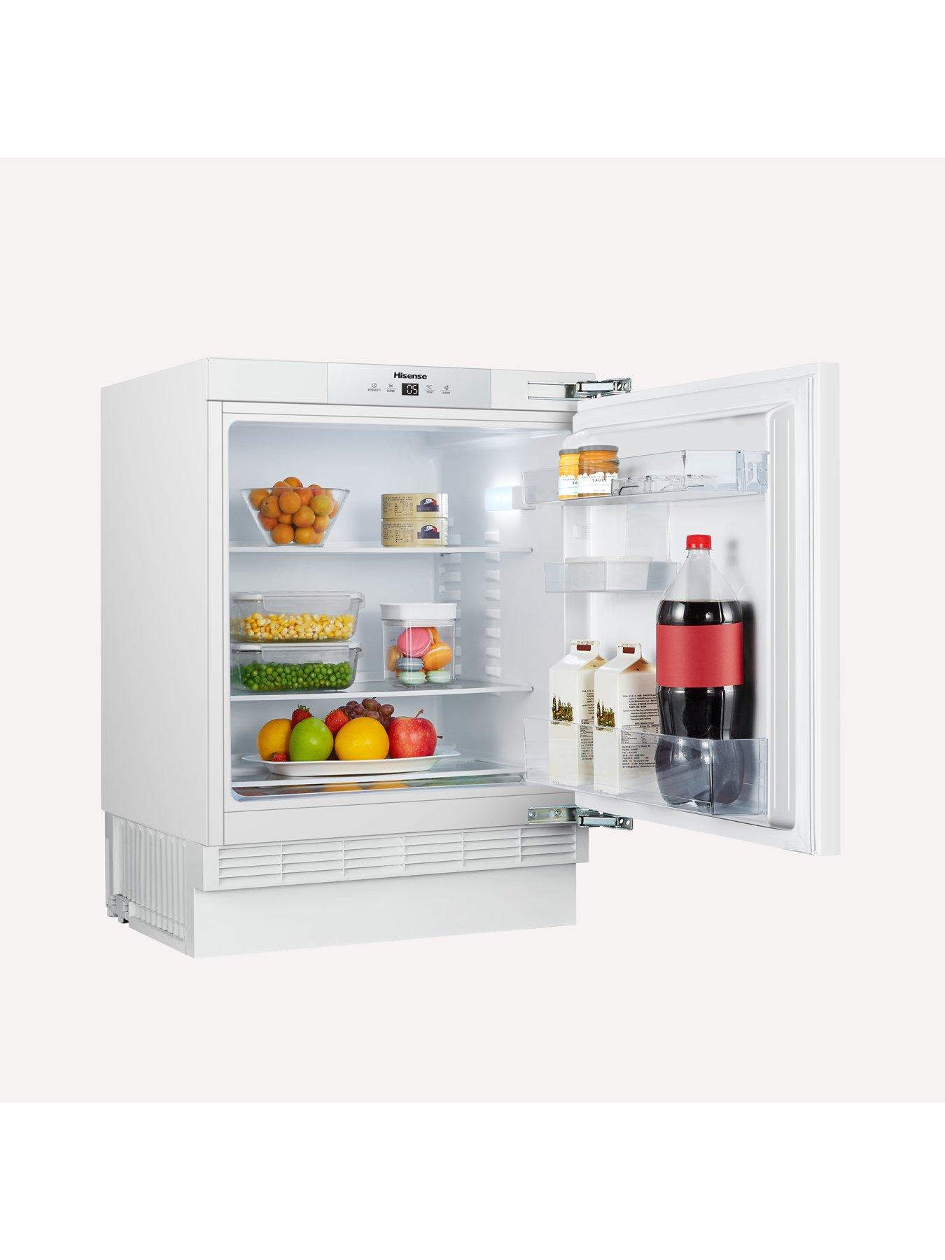  image of hisense-rul178d4awe-intergrated-fridge-freezers-white