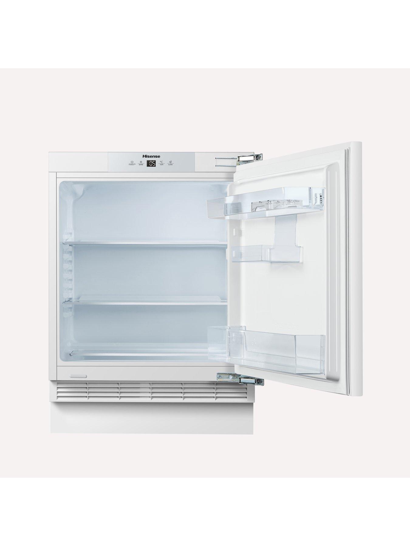  image of hisense-rul178d4awe-intergrated-fridge-freezers-white