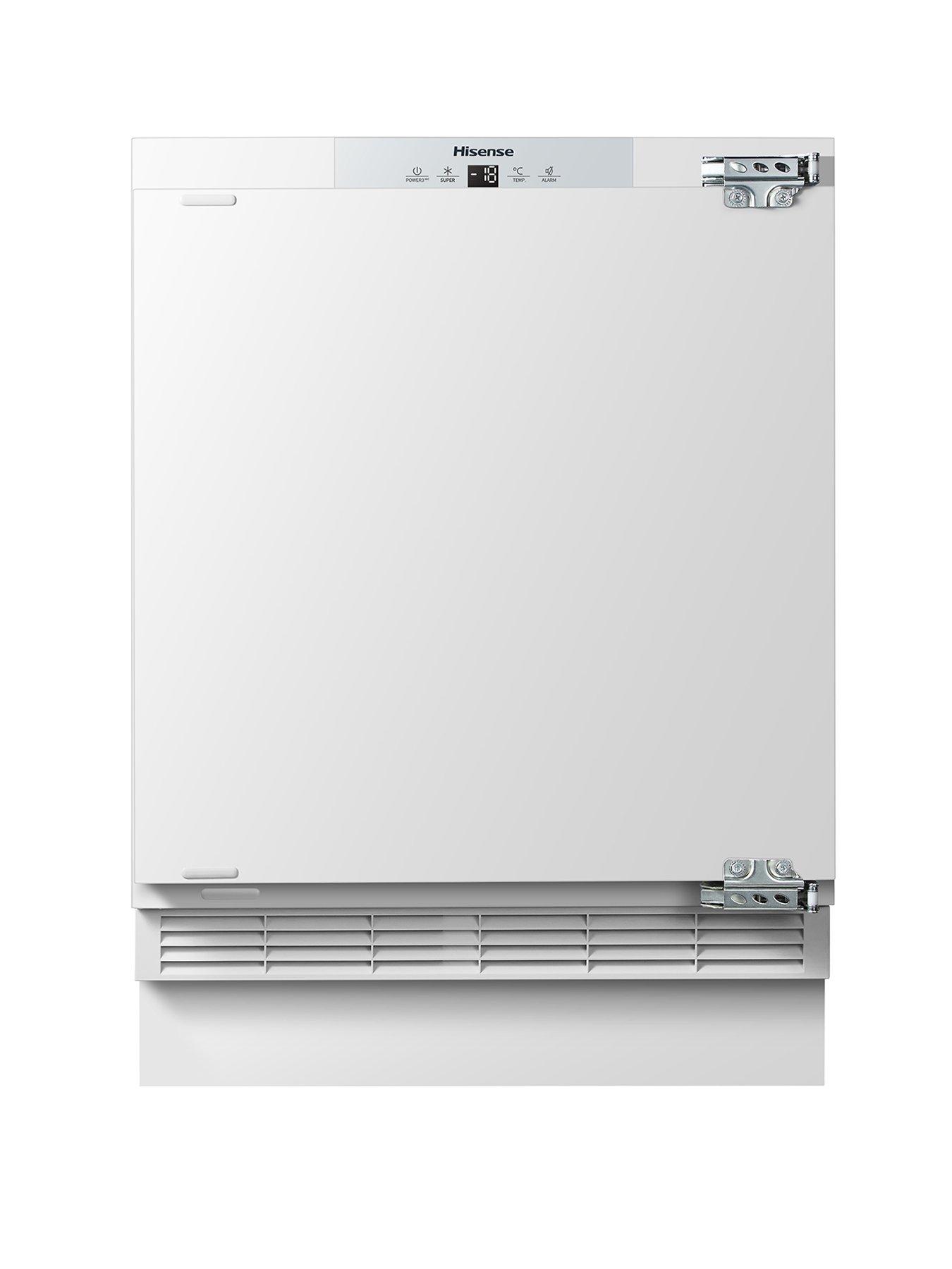 Image 1 of 6 of Hisense FUV124D4AWE Integrated Undercounter Freezer - White