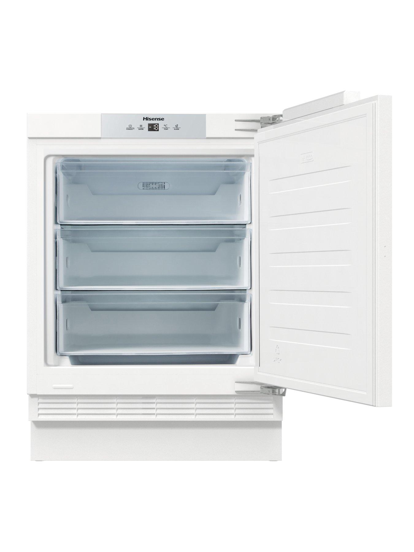  image of hisense-fuv124d4awe-integrated-undercounter-freezer-white