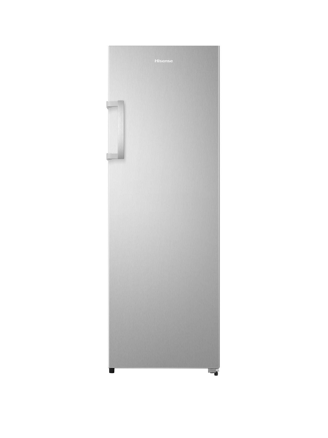 Image 1 of 6 of Hisense RL415N4ACE 60cm Wide, FREESTANDING TALLER FRIDGE - Stainless Steel
