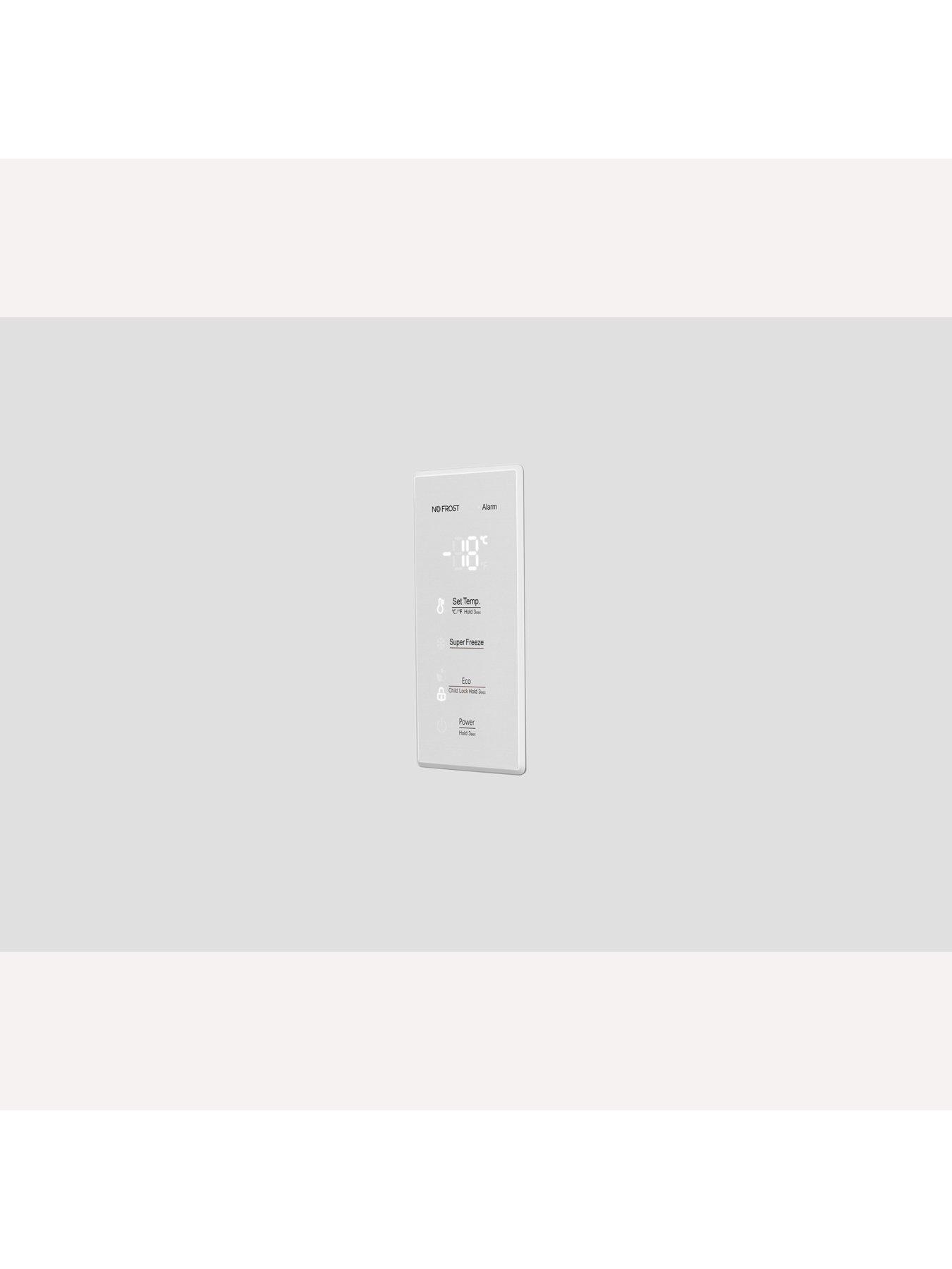  image of hisense-fv298n4ace-60cm-wide-freestanding-fridge-freezer-stainless-steel