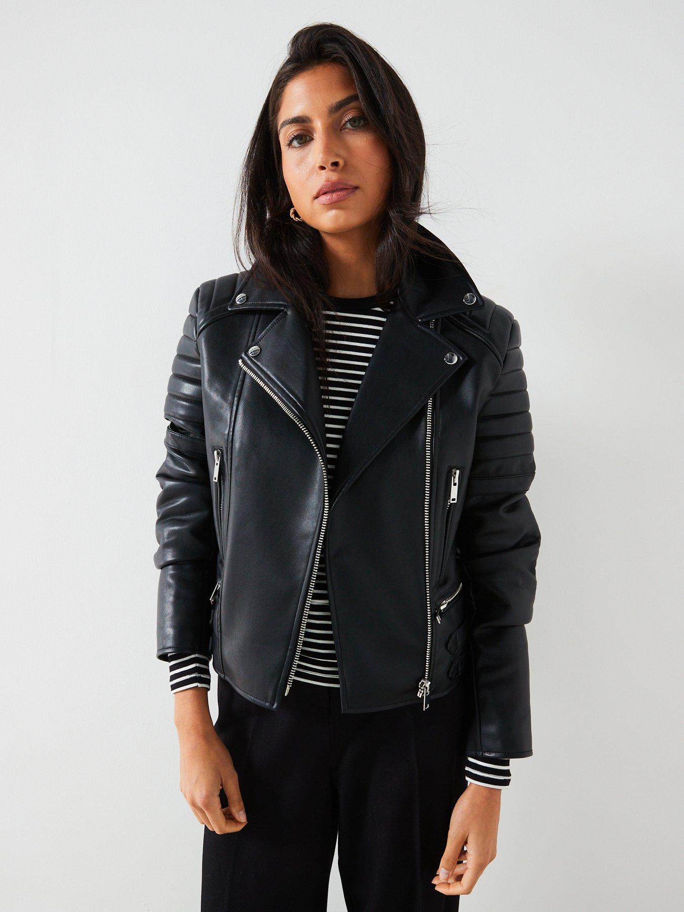 Littlewoods ladies cheap leather jackets