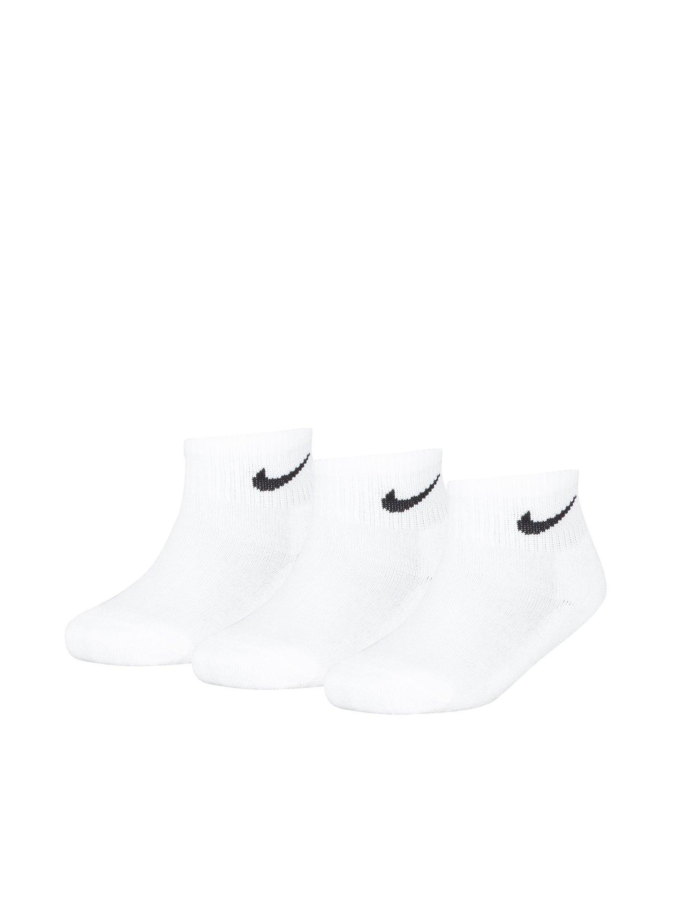 Nike Younger Boys 3Pk Basic Ankle Socks littlewoods