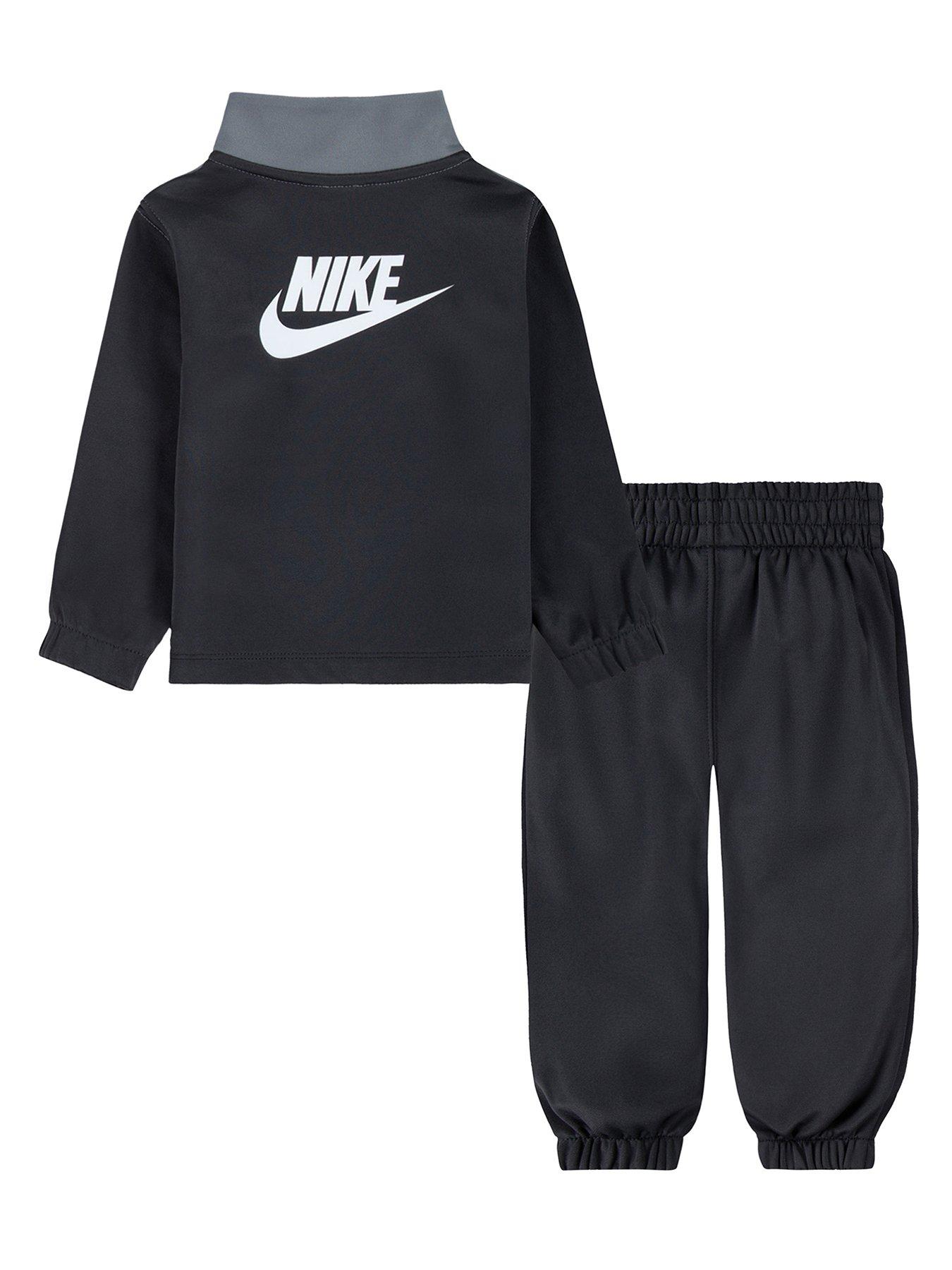 Image 2 of 4 of Nike Infant Boys Lifestyle Essentials Tracksuit - Dark Grey