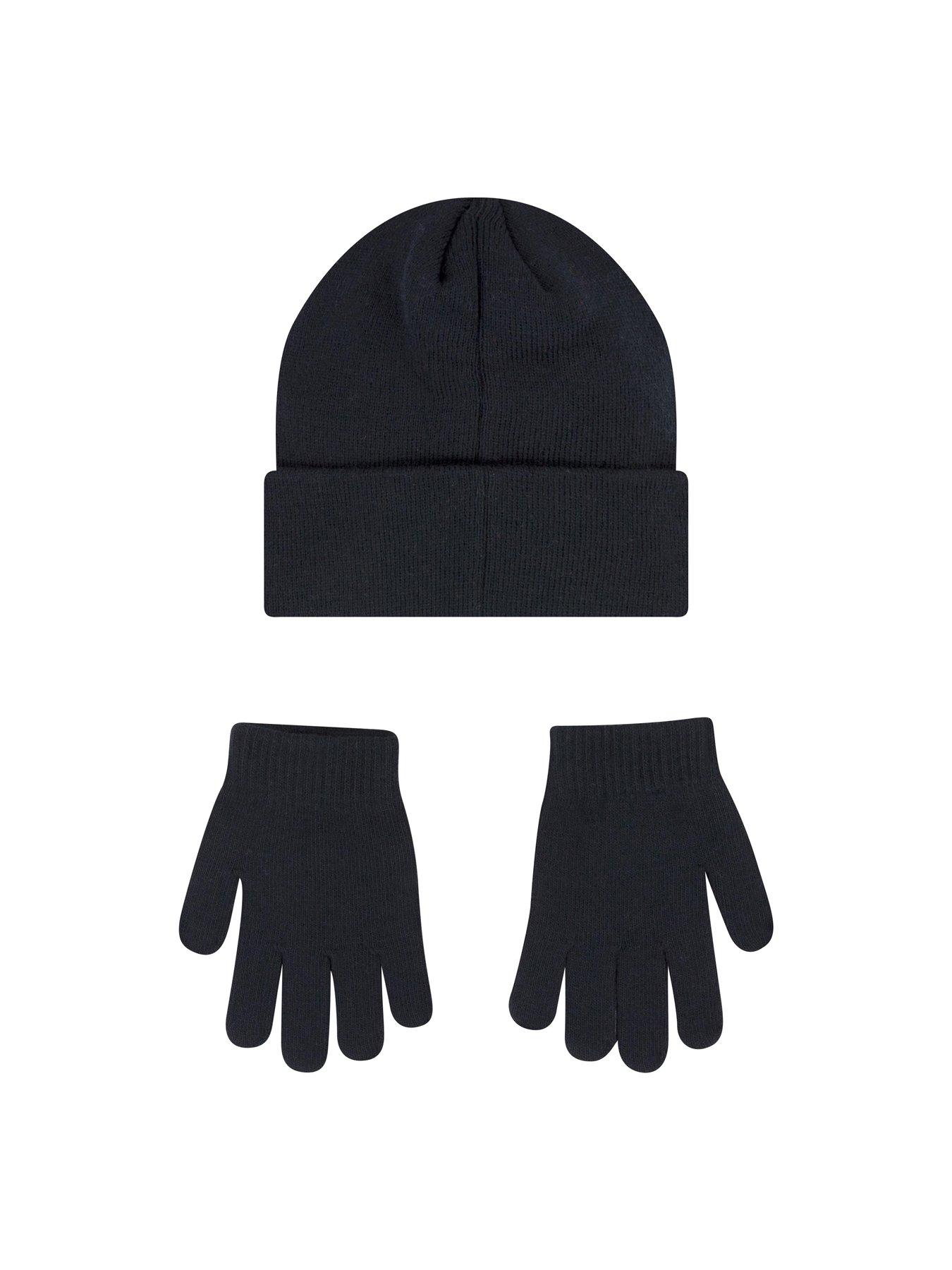  image of nike-younger-boys-club-beanie-and-glove-set-black
