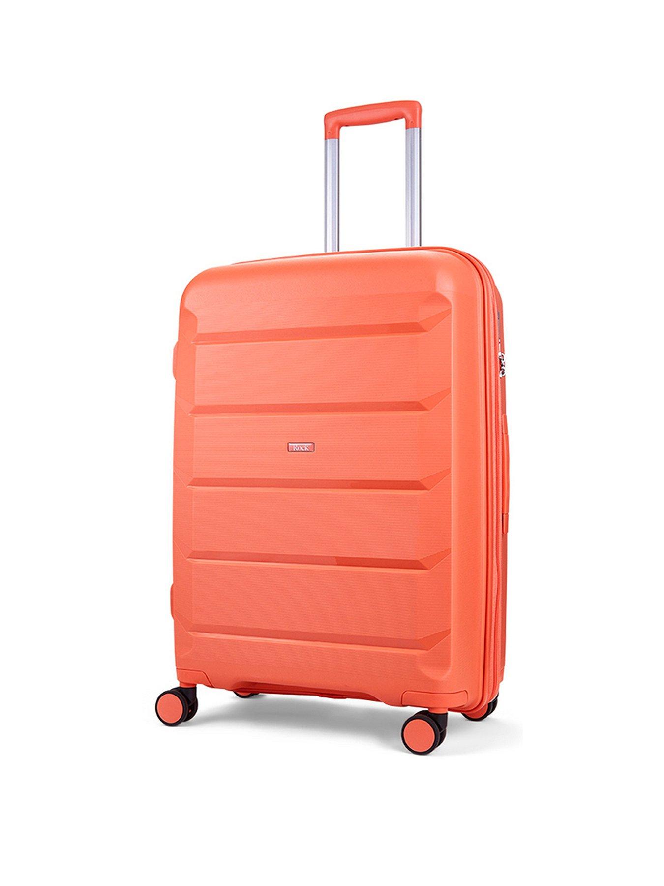 Tulum Hardshell 8 wheel spinner Medium Suitcase Peach Echo