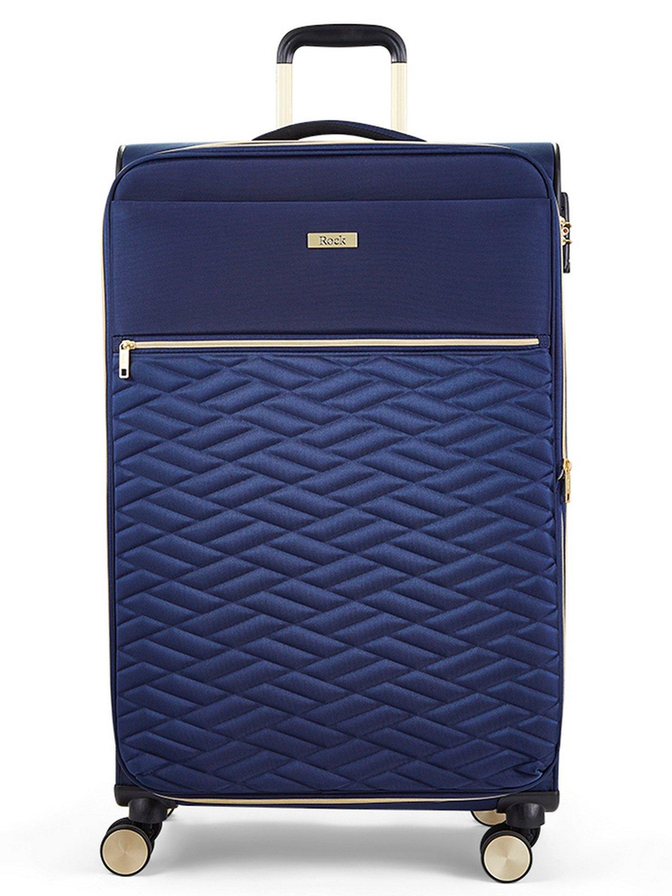  image of rock-luggage-sloane-softshell-8-wheel-expander-with-tsa-lock-3-pc-set