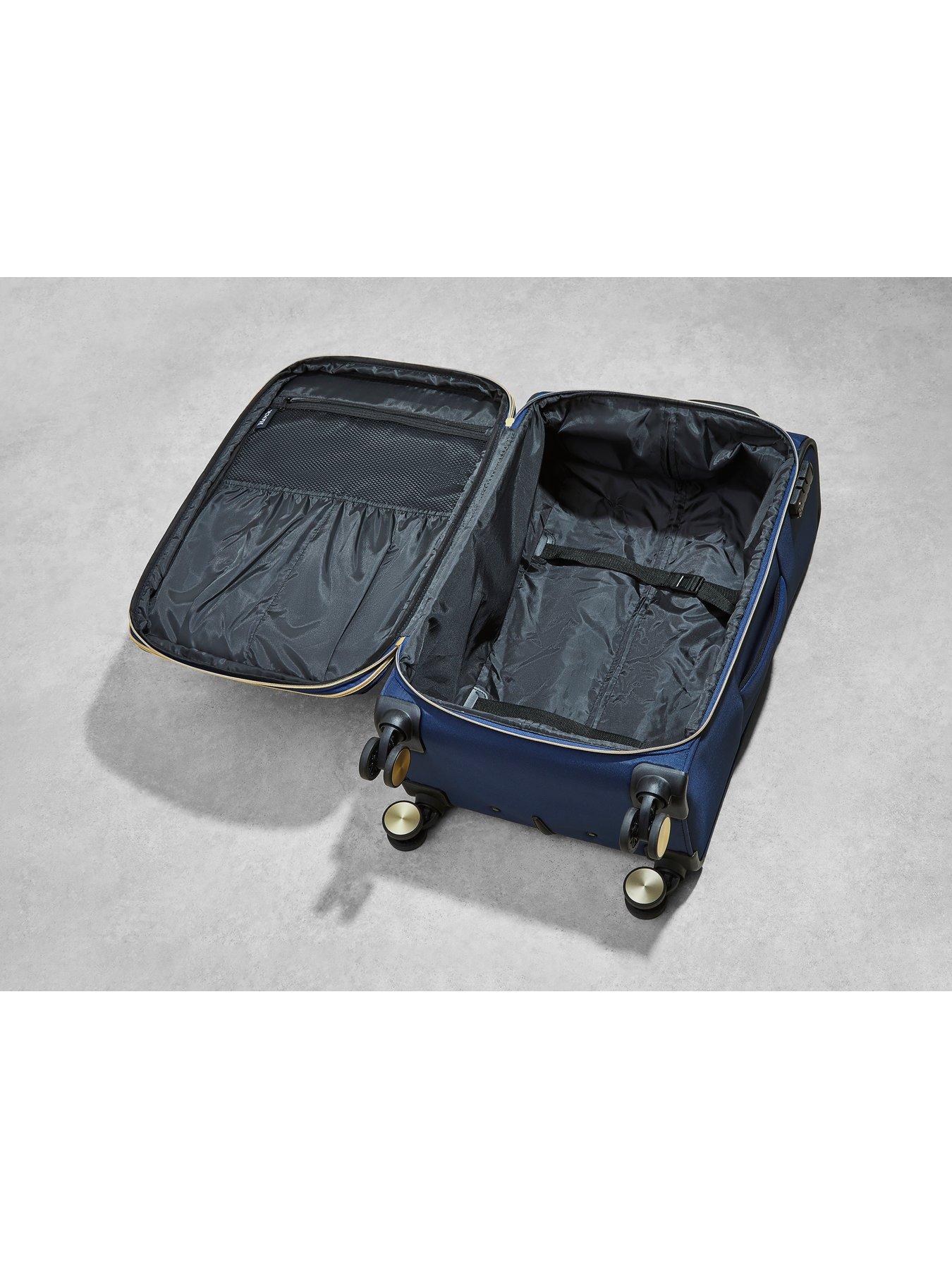  image of rock-luggage-sloane-softshell-8-wheel-expander-with-tsa-lock-3-pc-set
