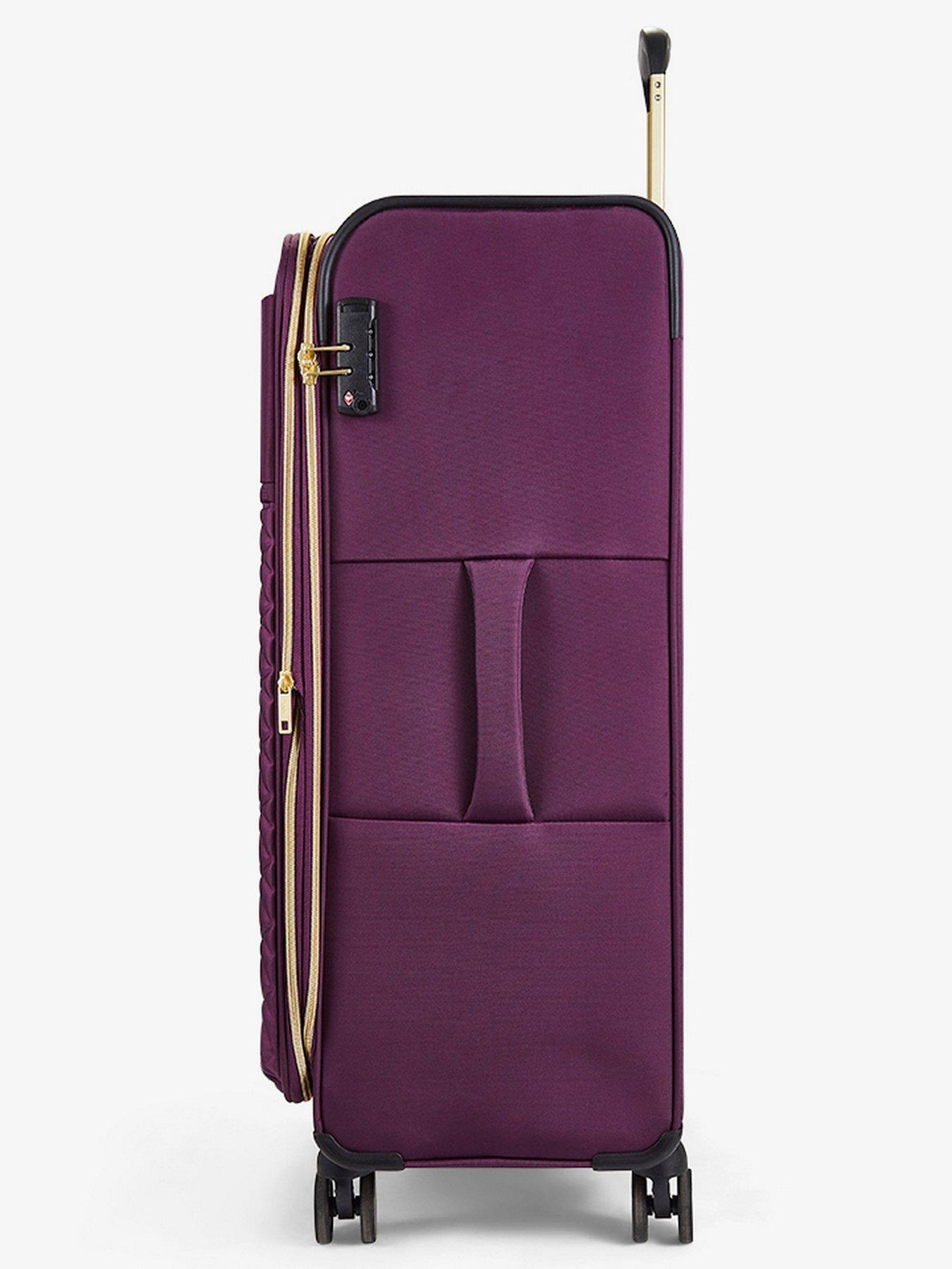  image of rock-luggage-sloane-softshell-8-wheel-expander-with-tsa-lock-3-pc-set