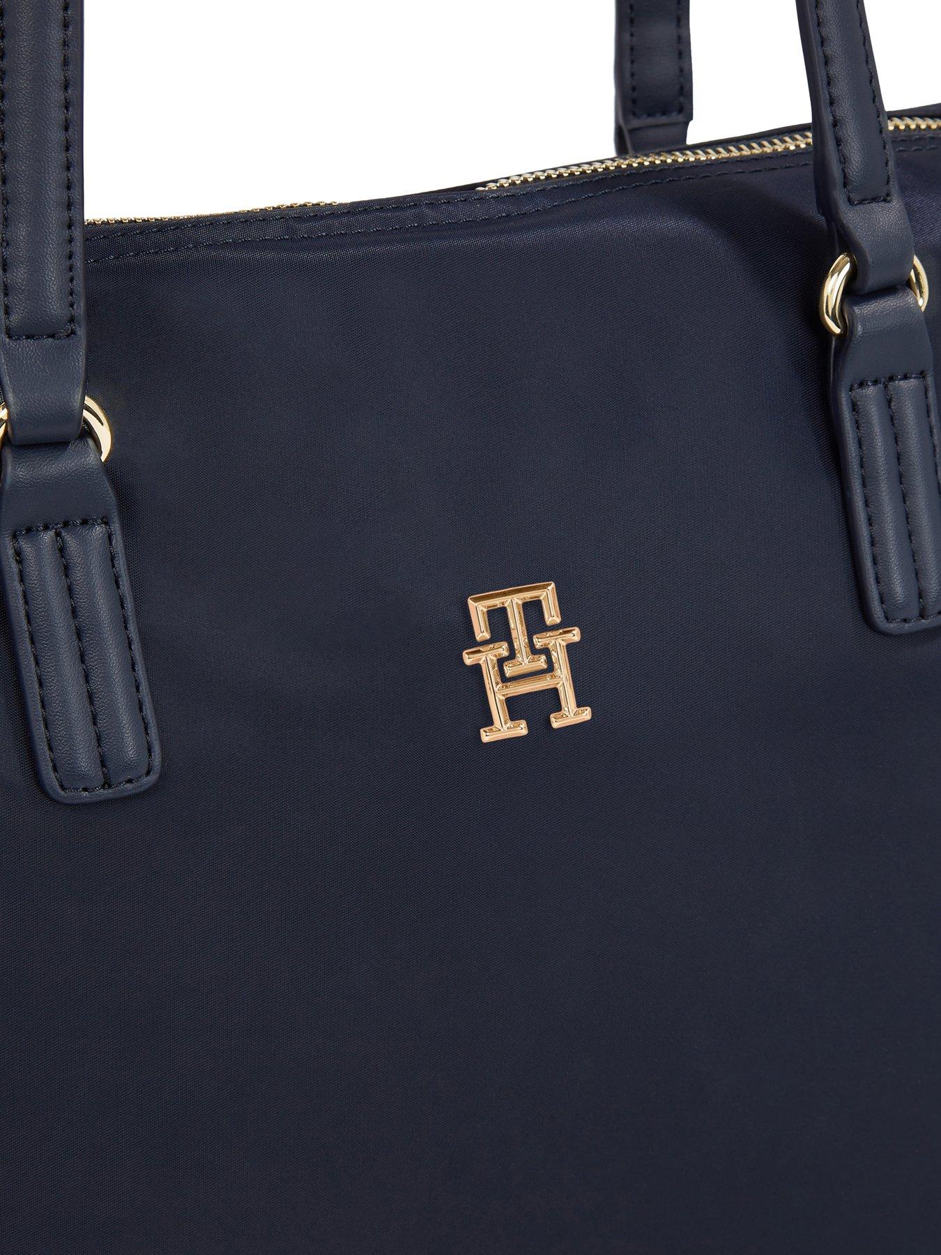  image of tommy-hilfiger-th-poppy-tote-bag-navy