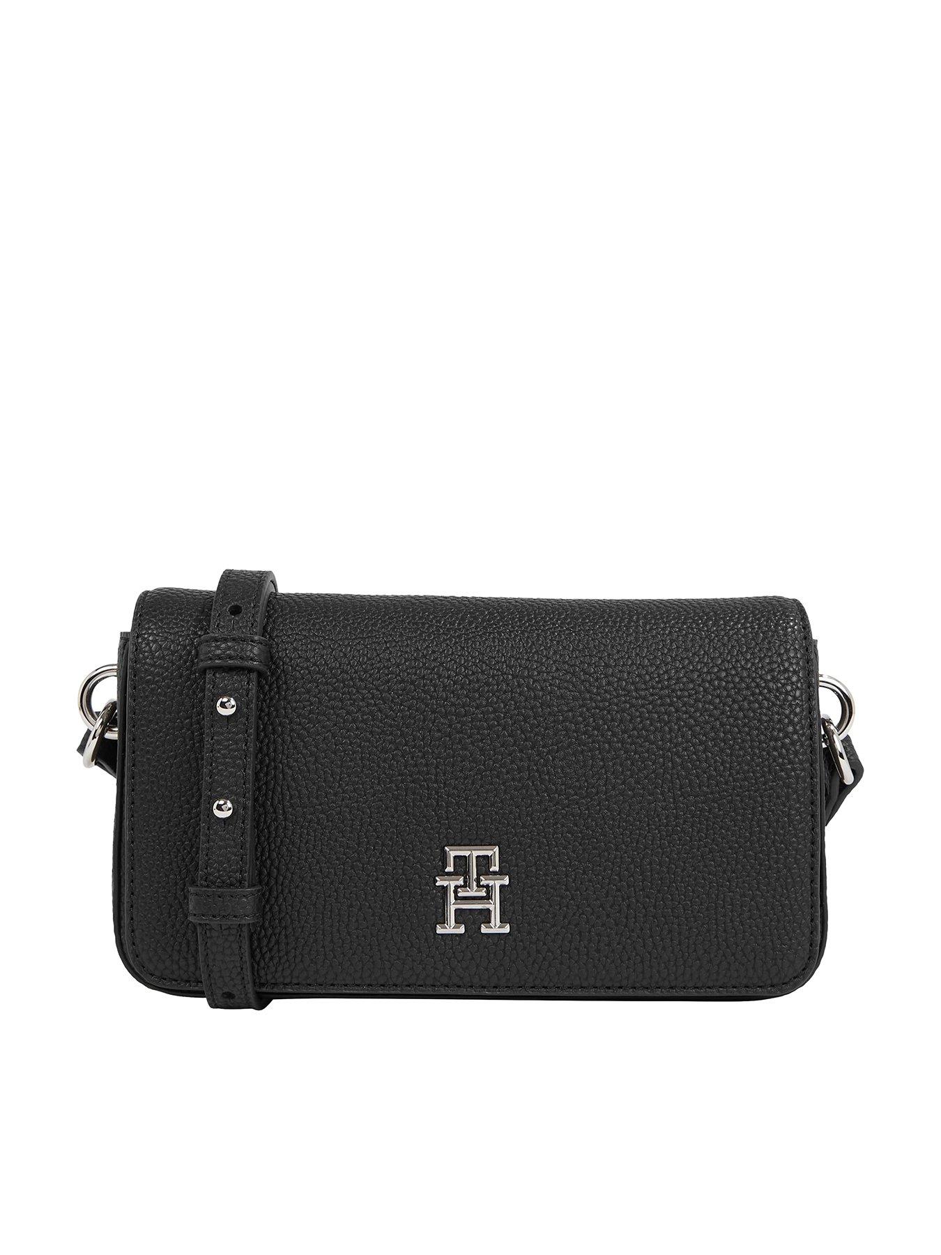  image of tommy-hilfiger-emblem-crossbody-bag-black