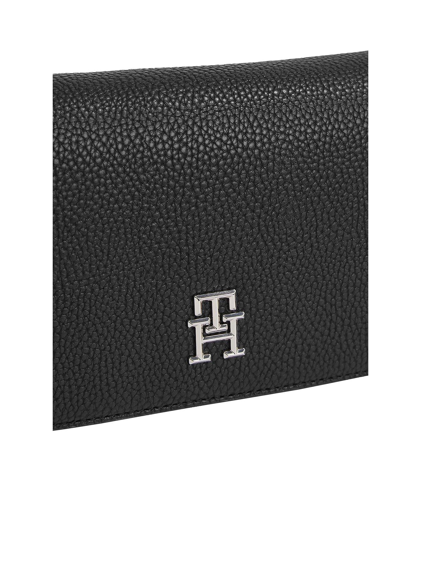  image of tommy-hilfiger-emblem-crossbody-bag-black