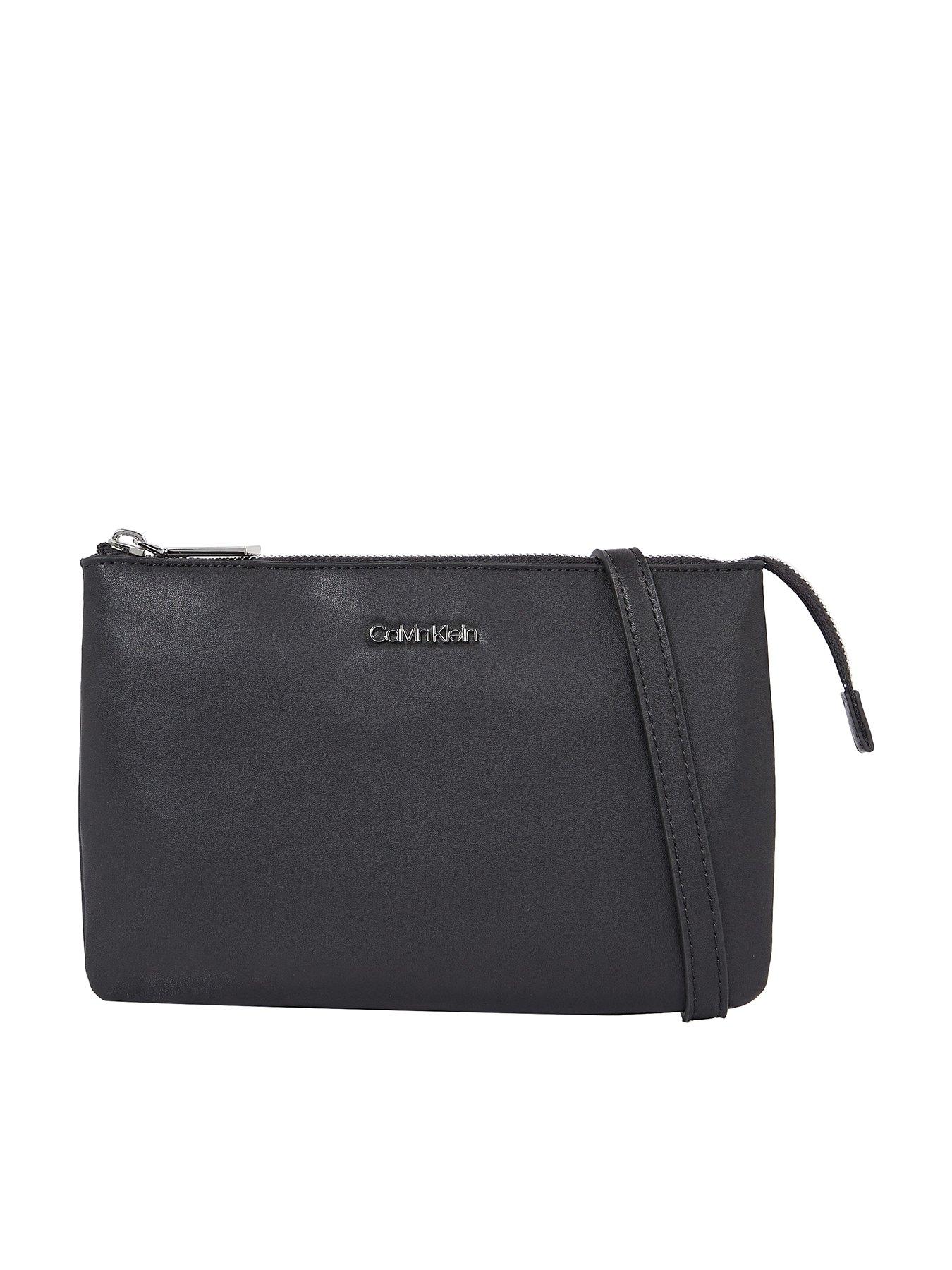 Calvin Klein Compact Cross Body Bag Black littlewoods