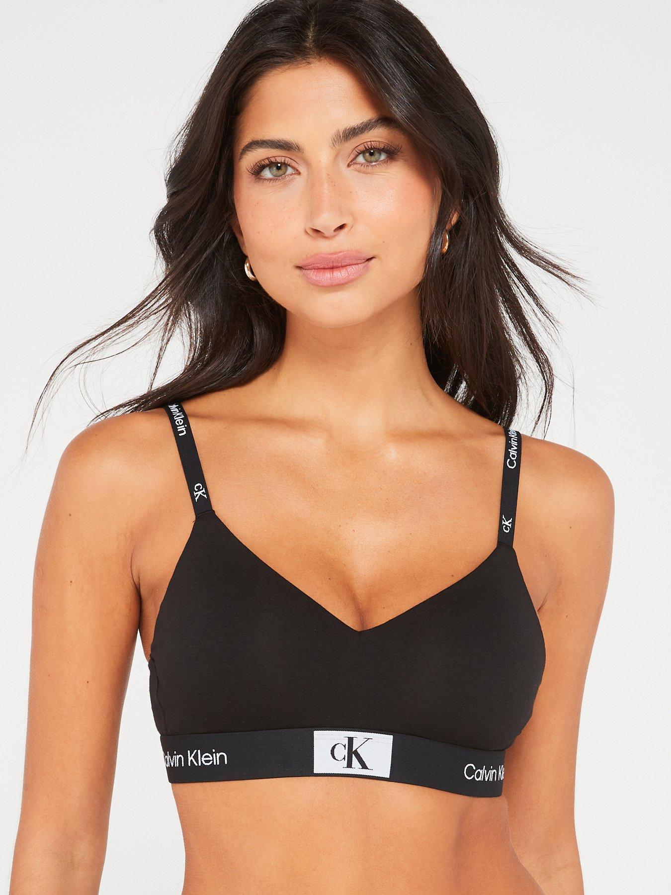  image of calvin-klein-light-lined-bralette-black