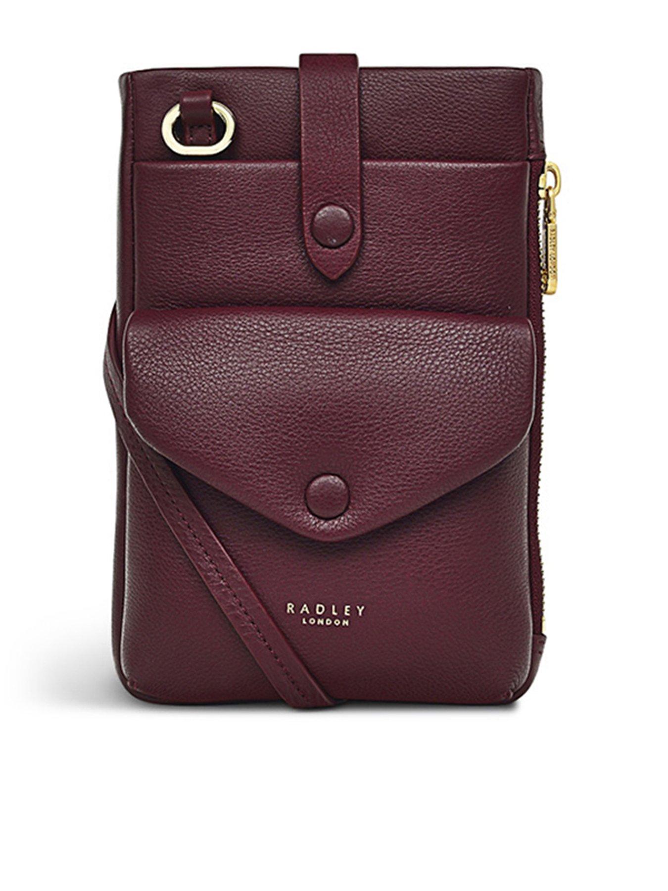 Radley Mallow Street Large Phone Crossbody Dark Cherry