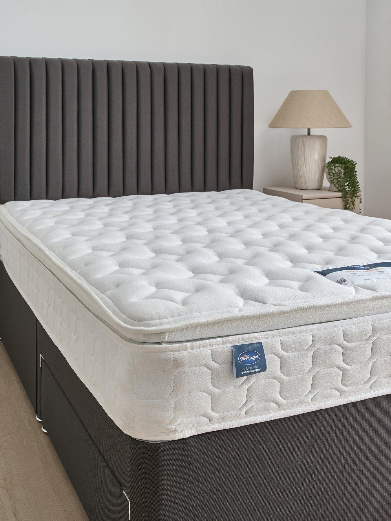 Silentnight Miracoil Memory Pillowtop Mattress - Firm - Express Delivery available