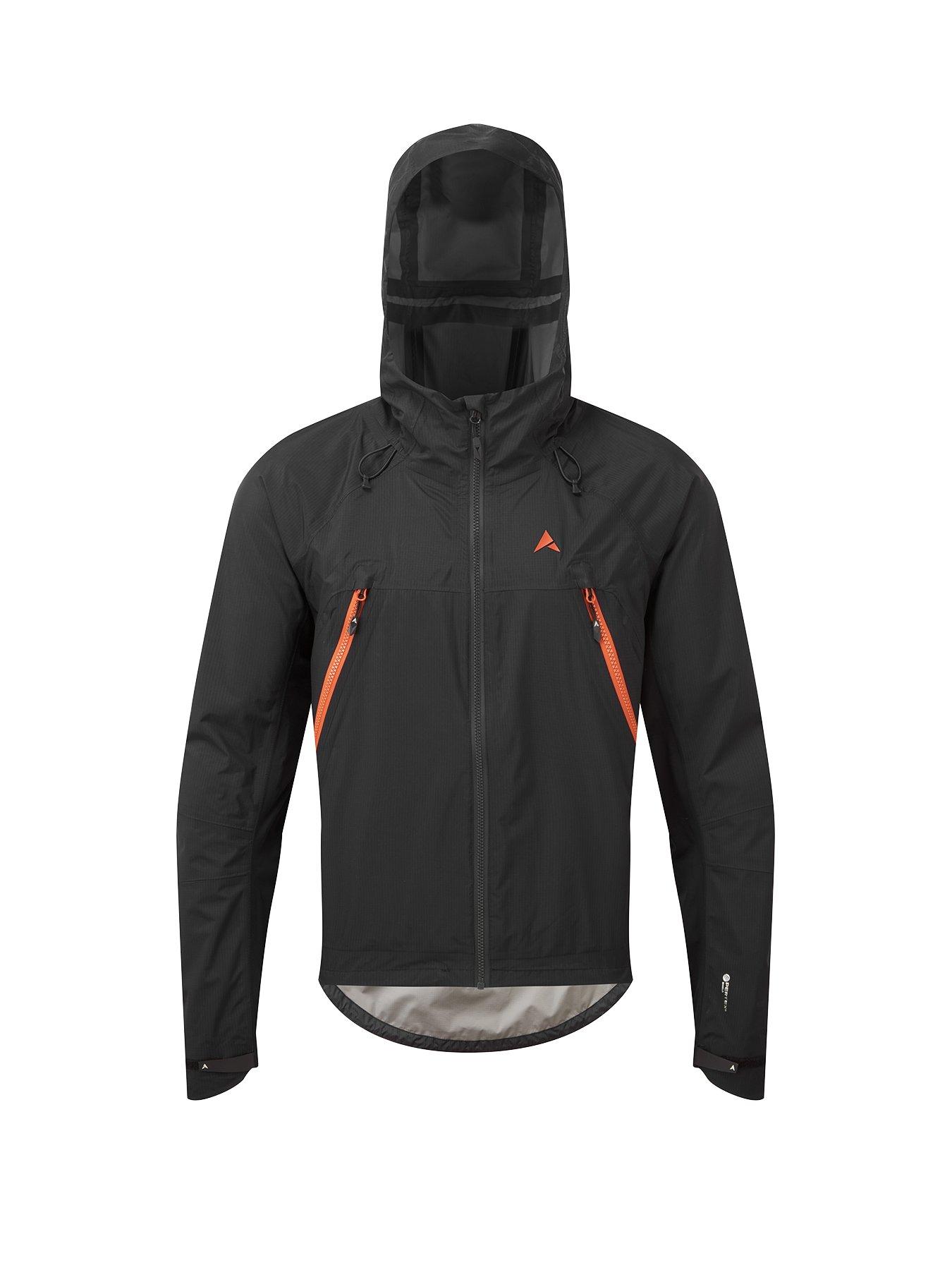 undefined Ridge Tier Pertex Fully Waterproof Mens Cycling Jacket - Black