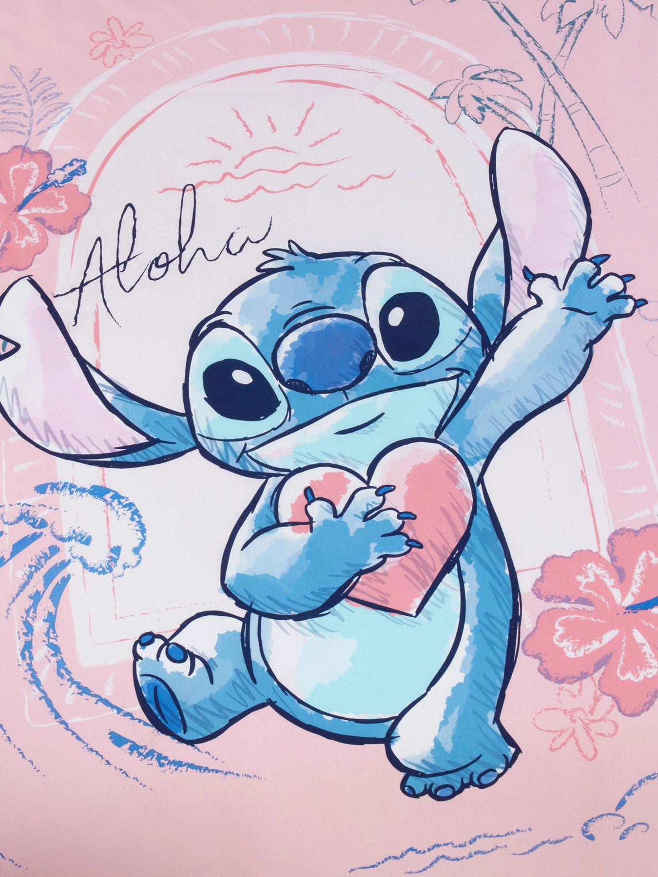 Image 6 of 7 of Disney Stitch Aloha Duvet Cover&nbsp;Set - Pink