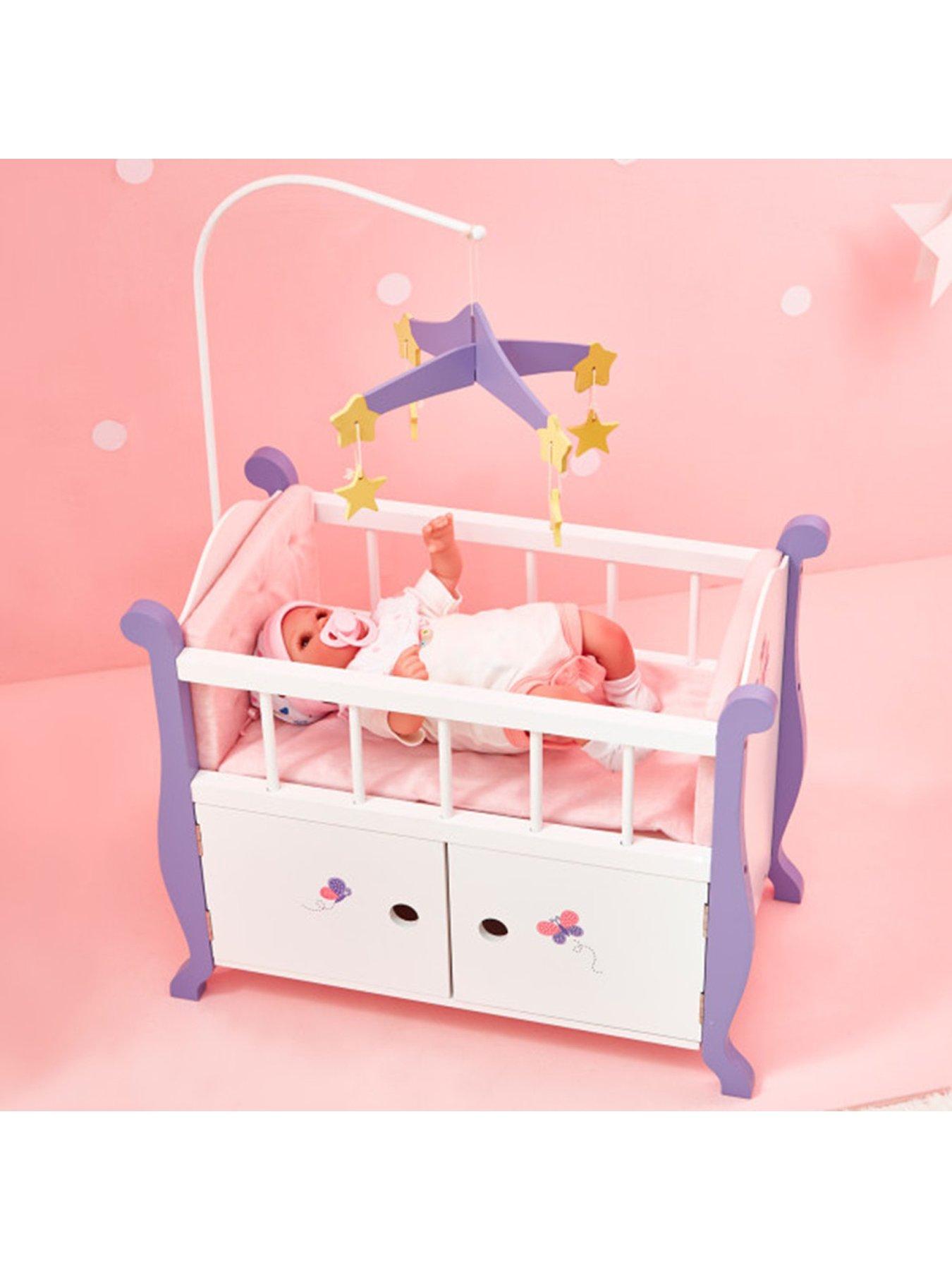 Princess baby crib best sale