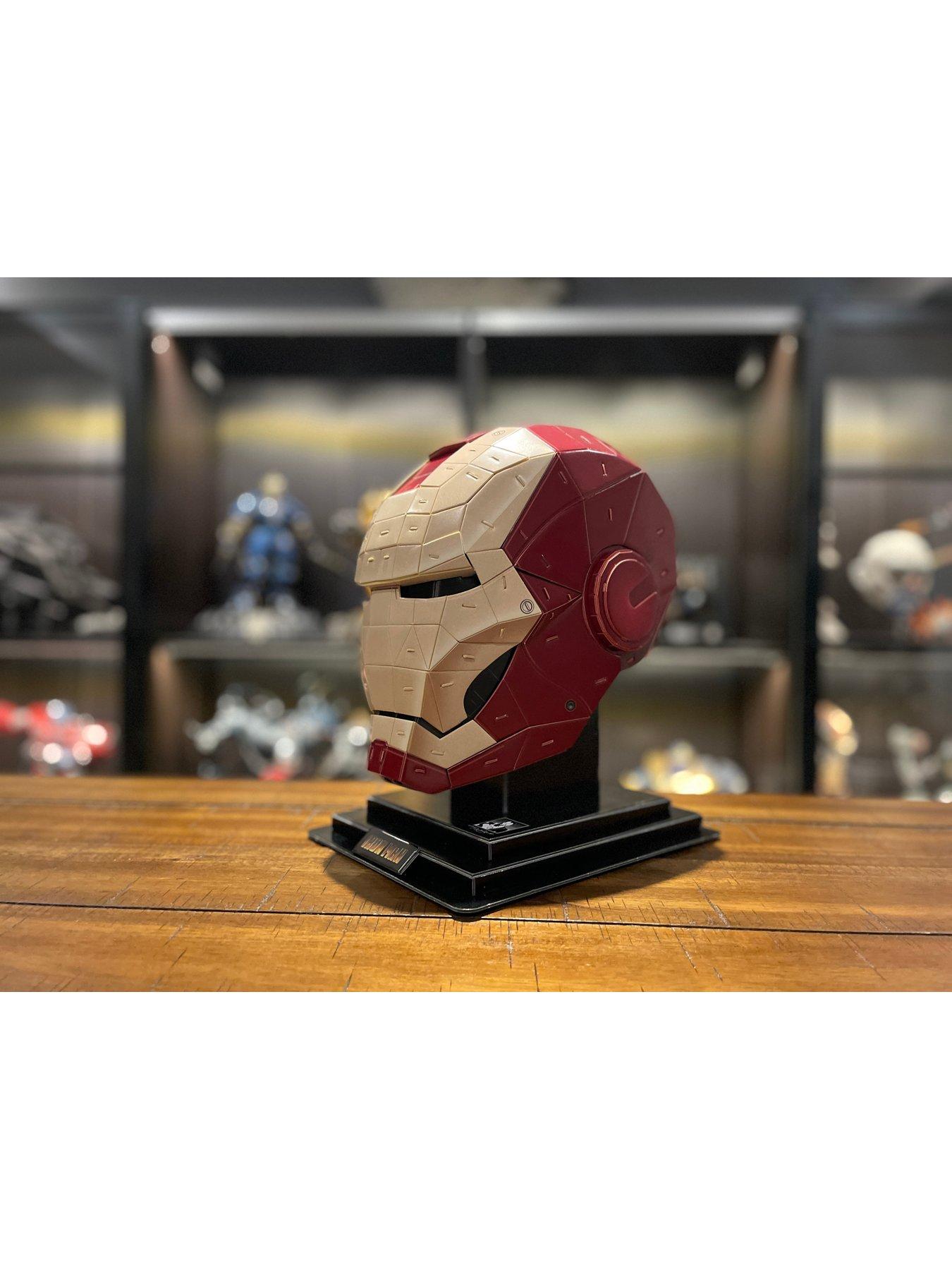  image of university-games-marvel-studios-iron-man-helmet-3d-puzzle-ndash-92-piece