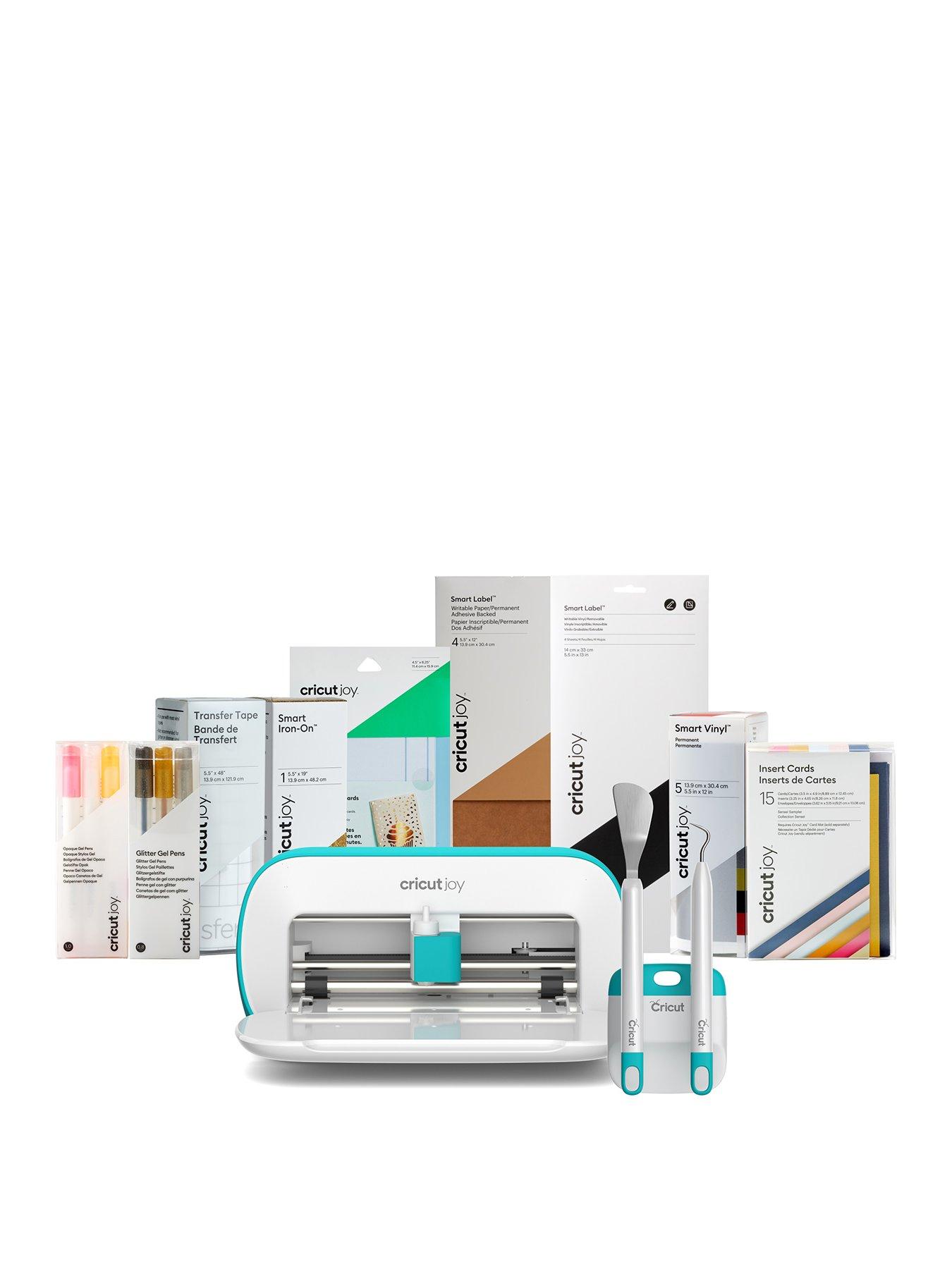  Cricut Explore Air 2 with Light Grip Mat, Premium Vinyl Rolls  and Strong Bond Everyday Iron-On Bundle - Patterned Vinyl and Heat Transfer  Vinyl, Weeding Tool and Transfer Tape, Combo Materials