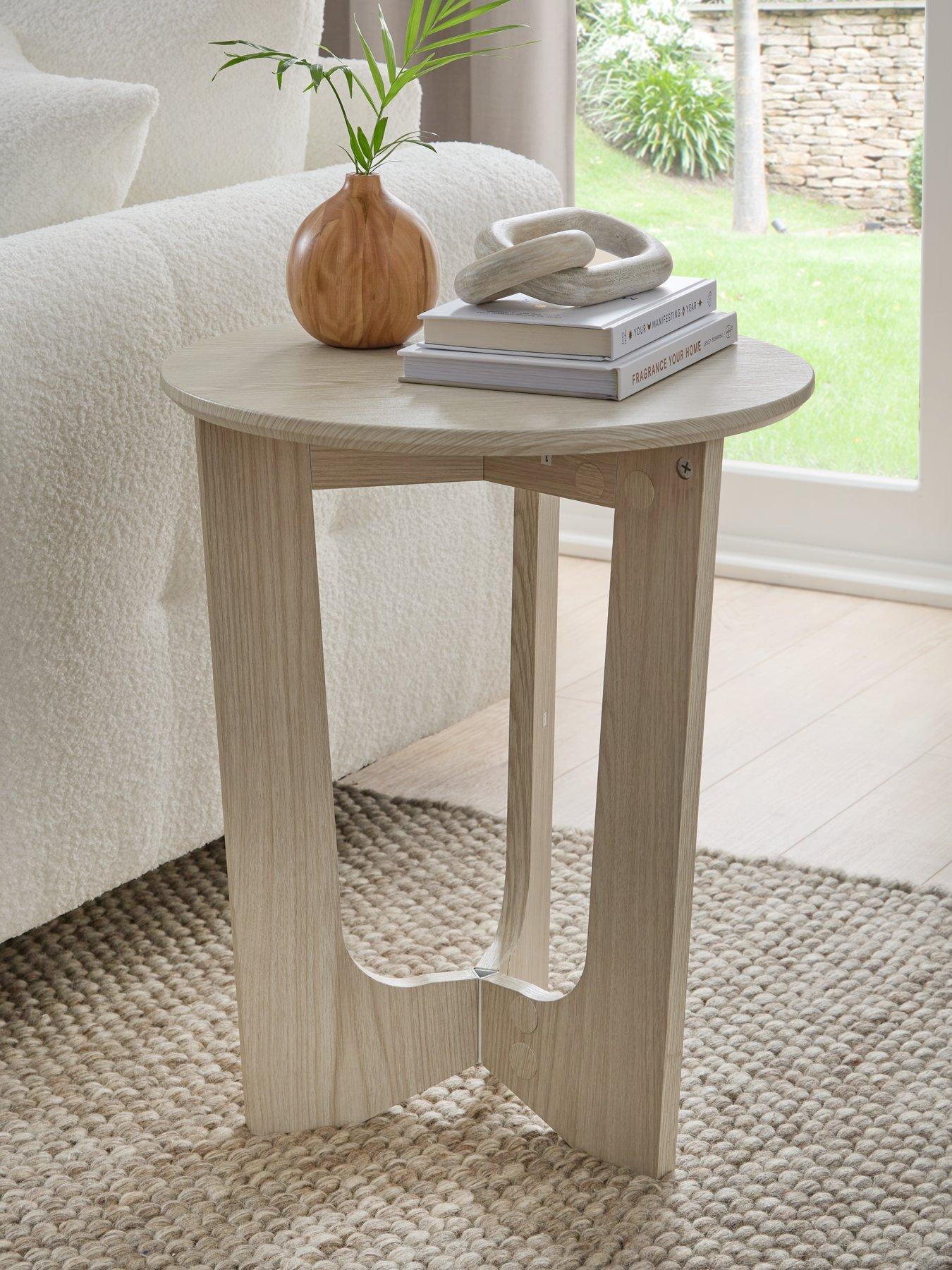 Very Home Marcel Round Side Table Oak