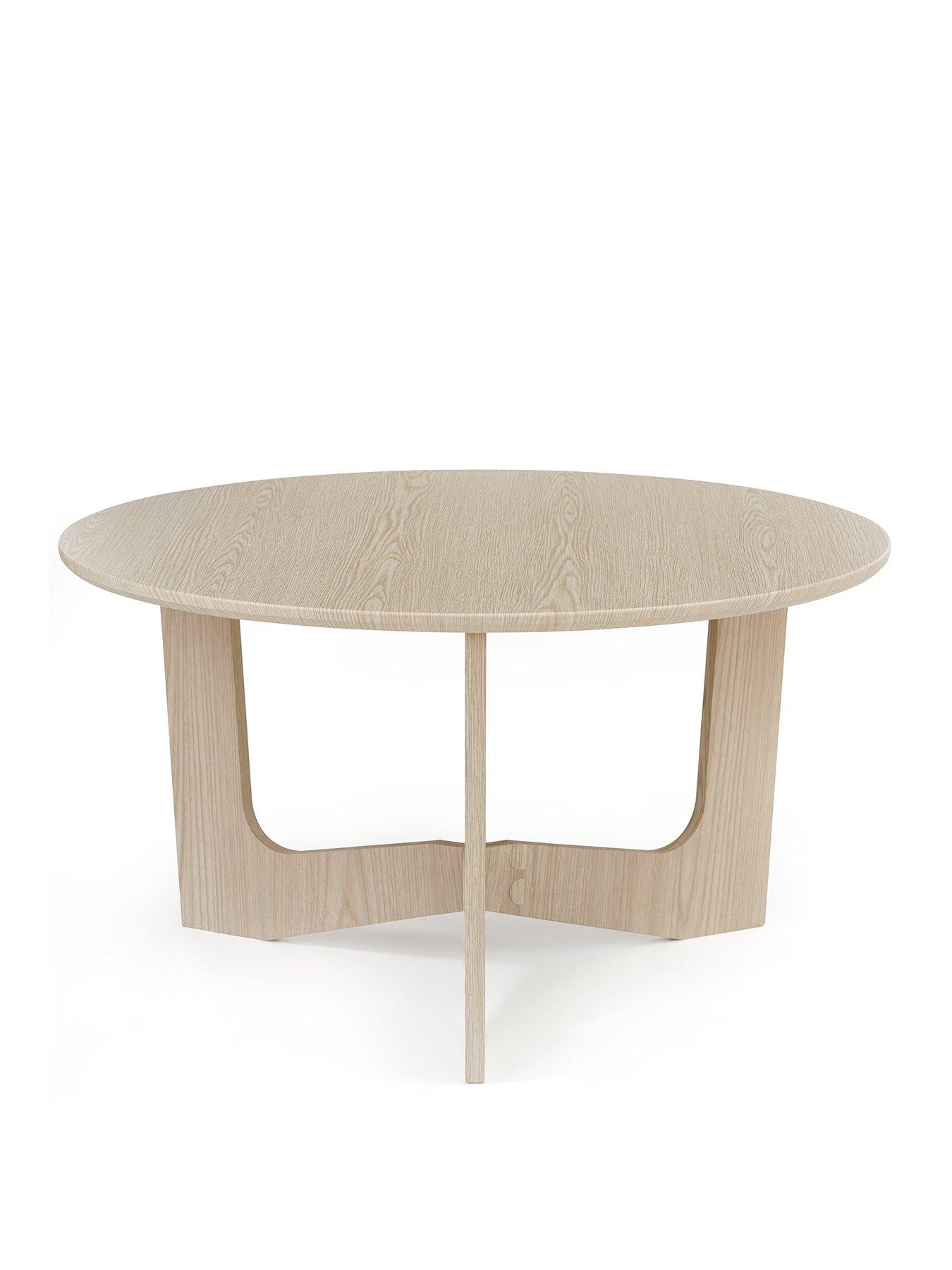  image of very-home-marcel-round-coffee-table-oak