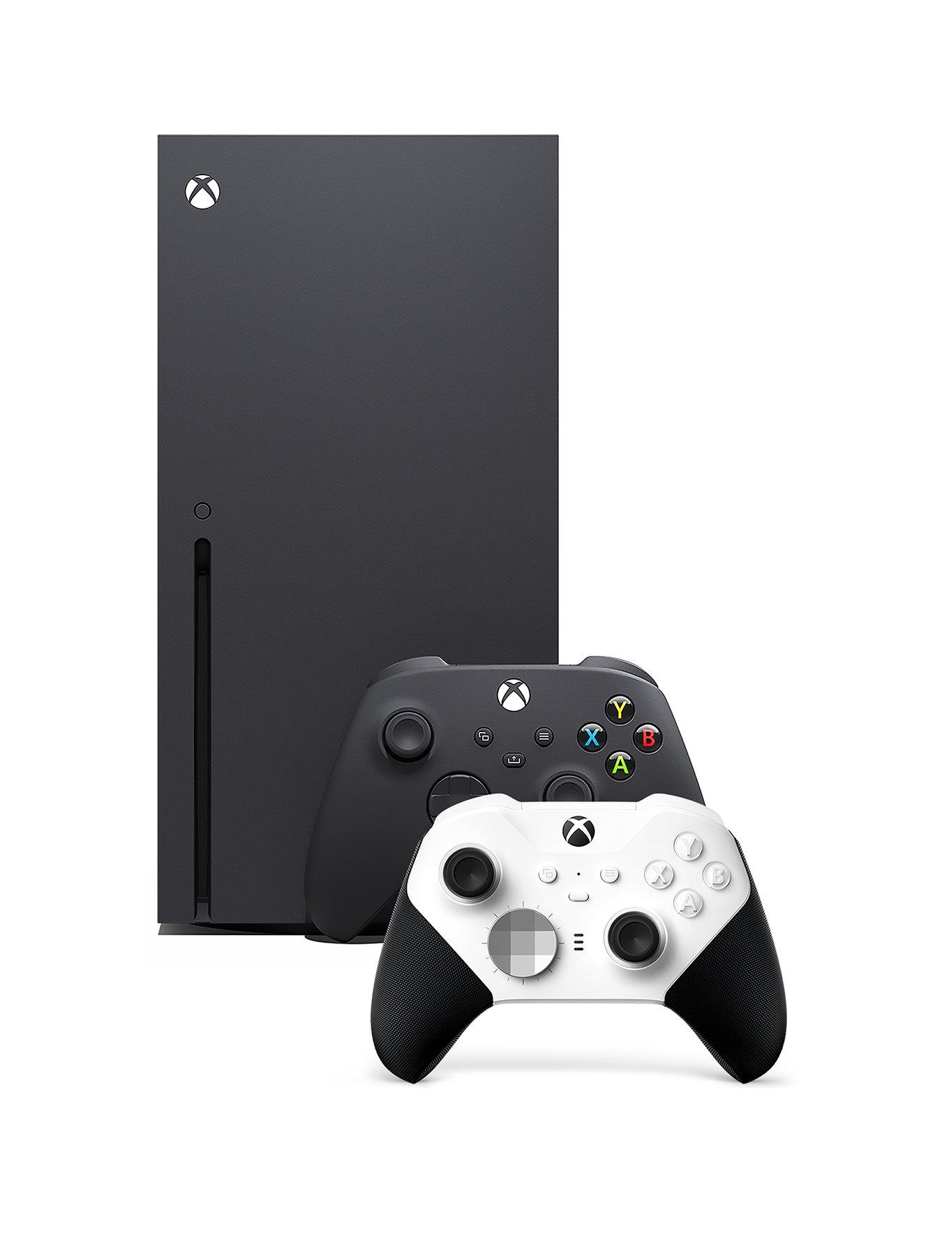 Xbox Series X 1TB Console, Carbon Black plus Elite Wireless Controller Series 2 – White or Black