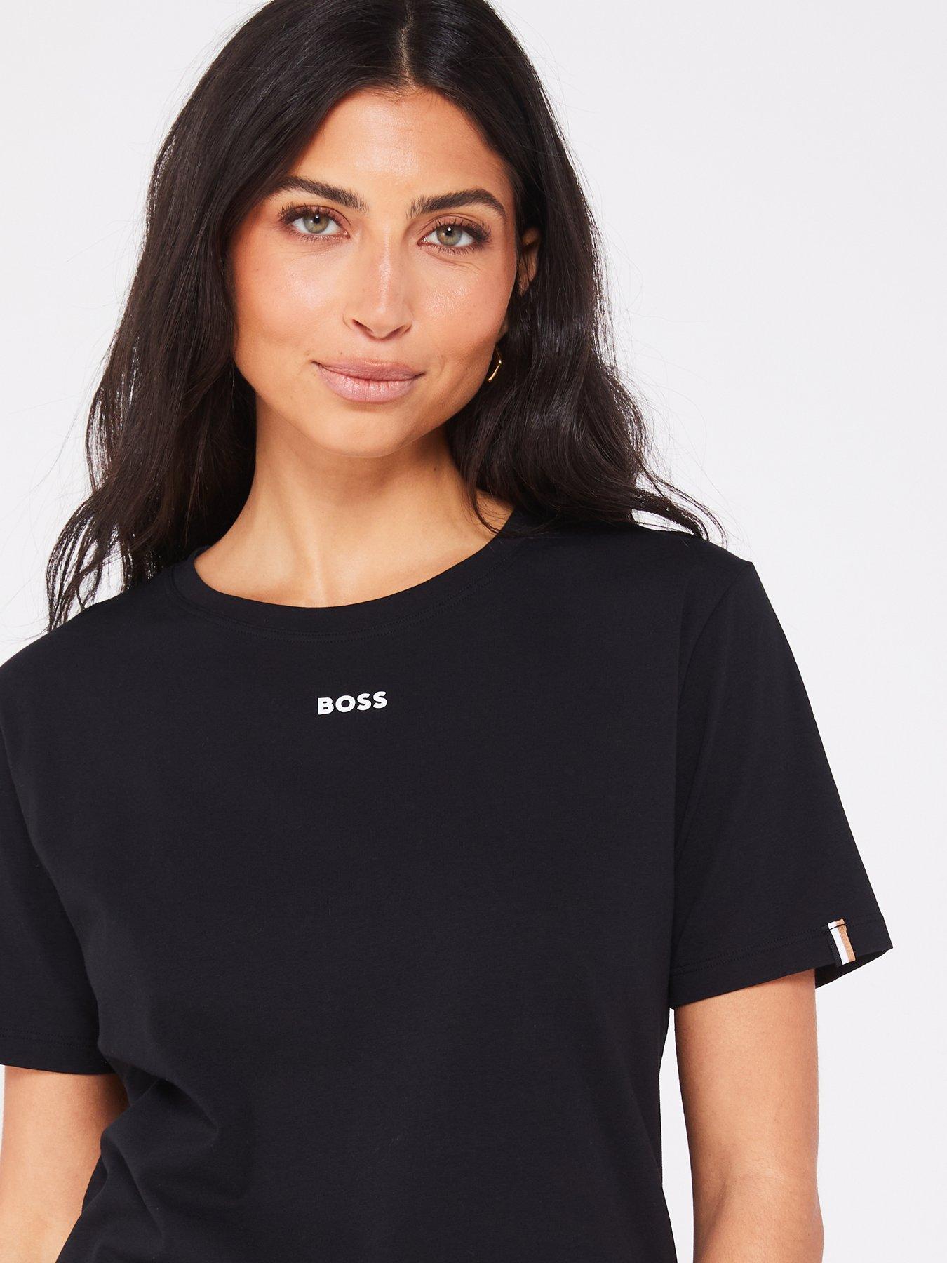 Image 4 of 4 of BOSS Chest Logo T-shirt - Black