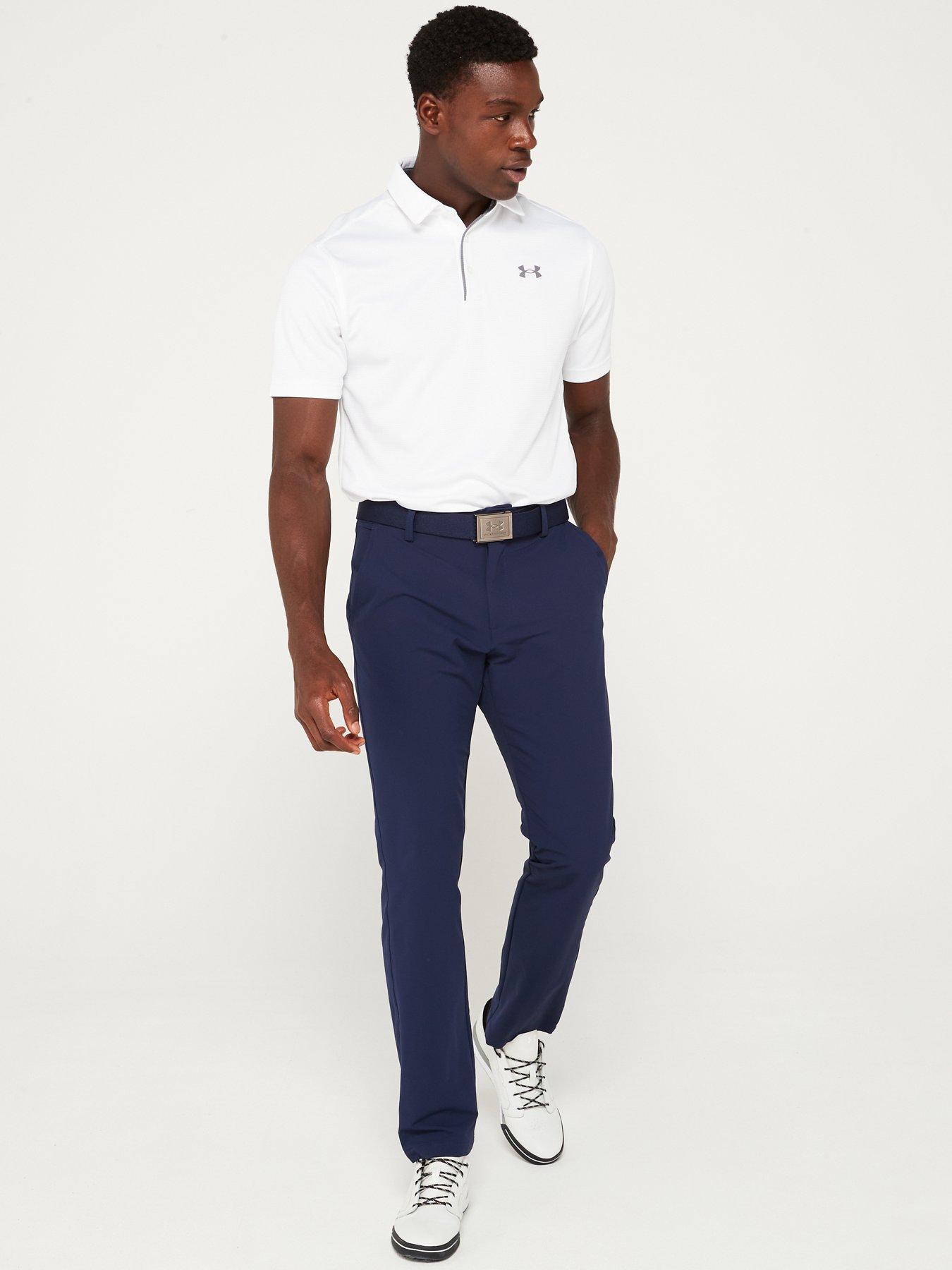 Image 3 of 5 of UNDER ARMOUR Mens Golf Tech Polo - White