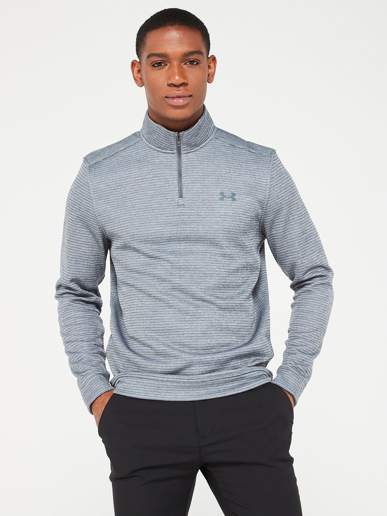 Under Armour Coldgear Storm Cotton Pullover Hoody - True Grey