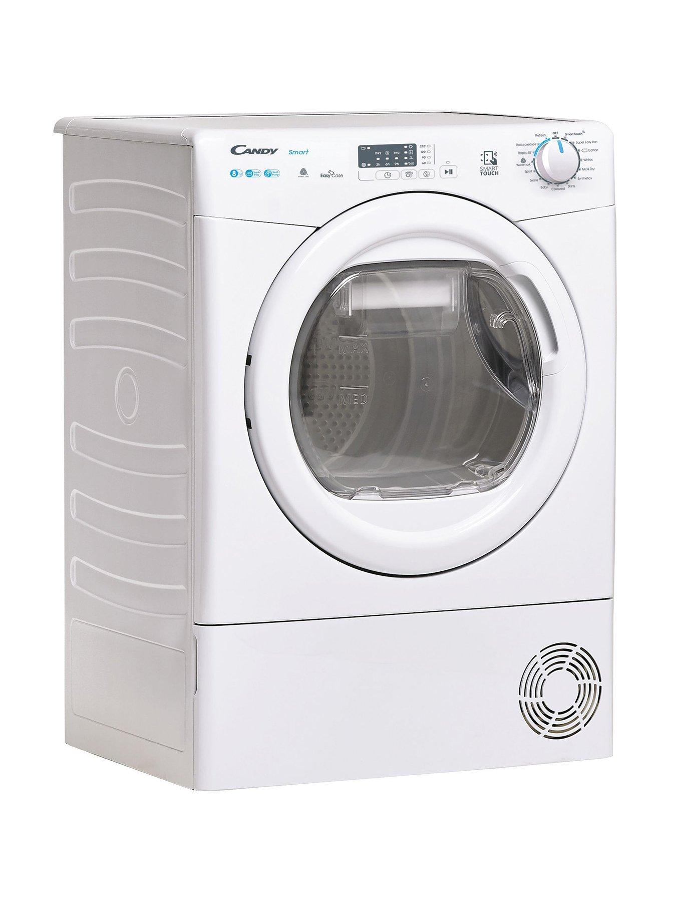  image of candy-smart-cseh8a2le-8kg-heat-pump-tumble-dryer-a-rated-white