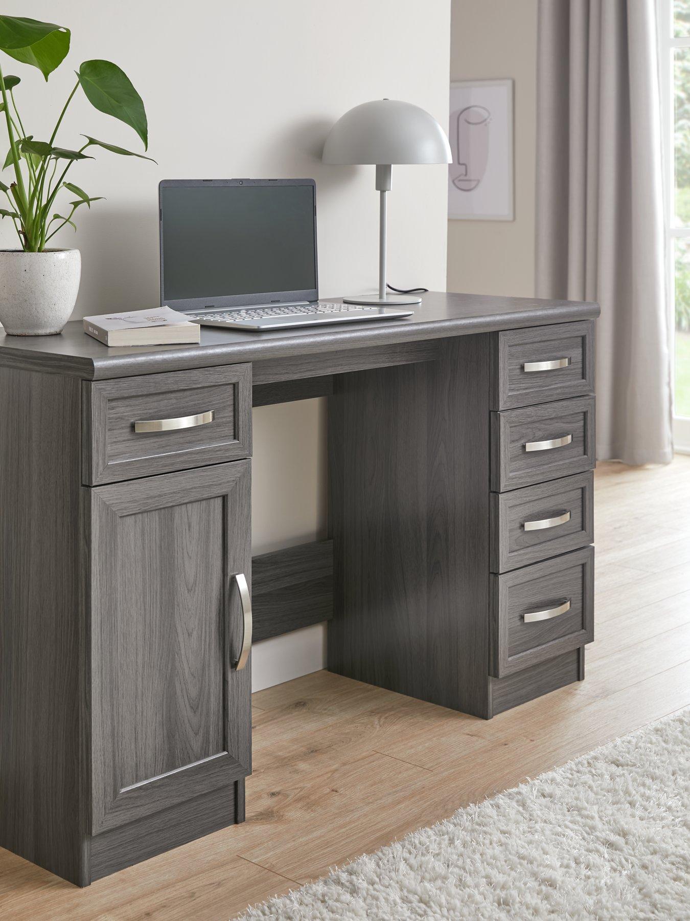  image of very-home-camberley-desk-dark-oak-effect