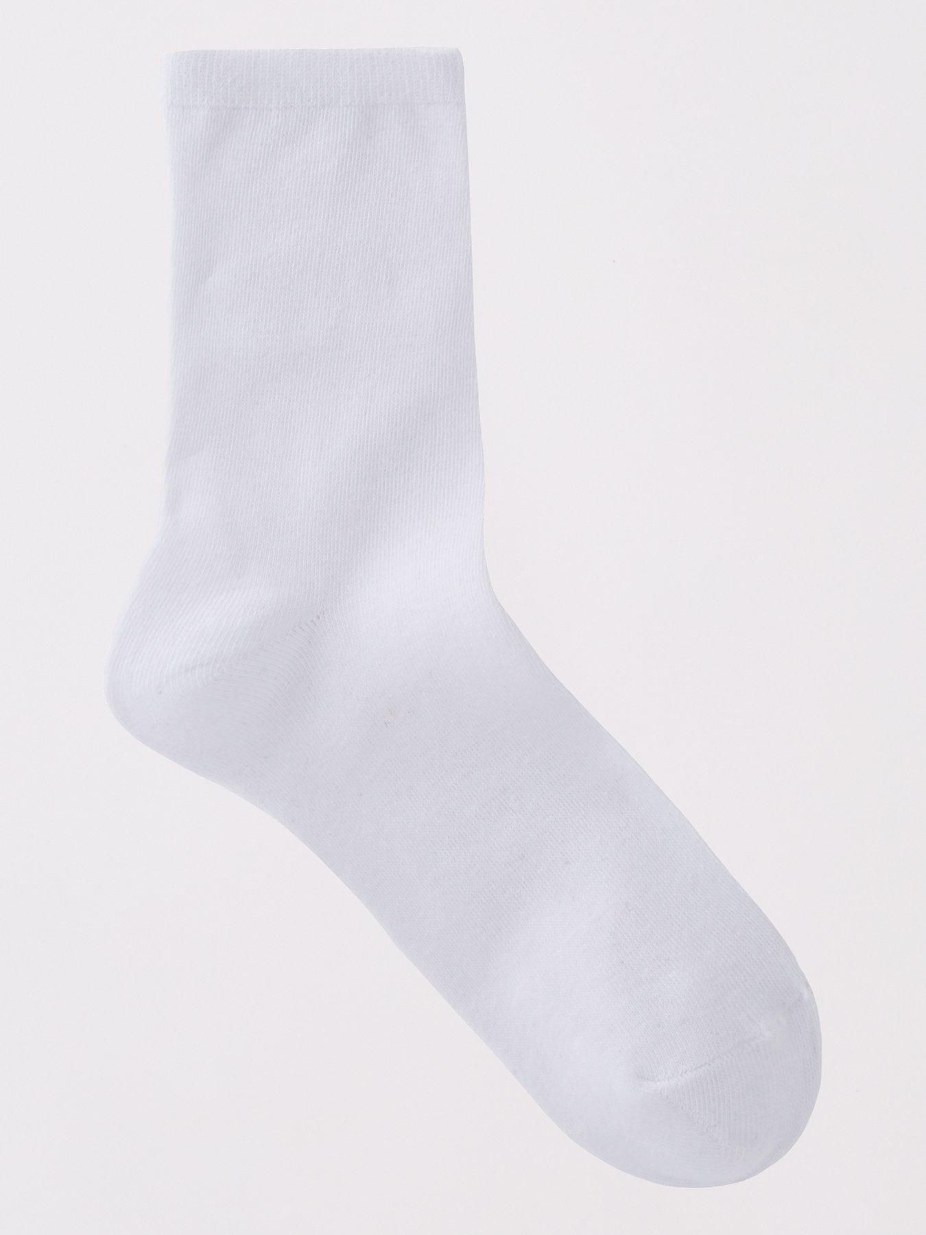Image 2 of 3 of The Very Collection Womens 3 Pack Stretch Ankle Socks - White
