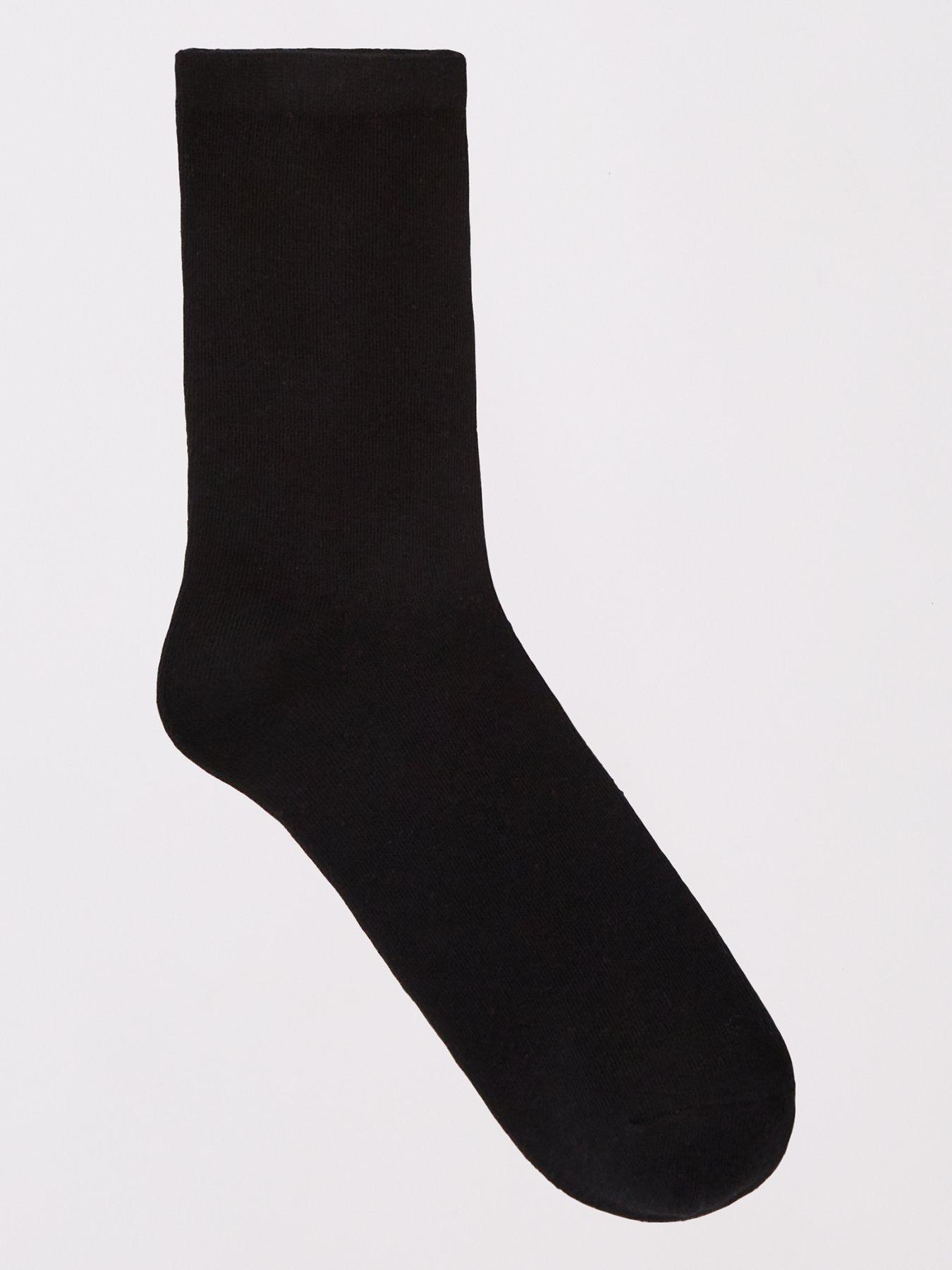  image of everyday-3-pack-ankle-socks-black