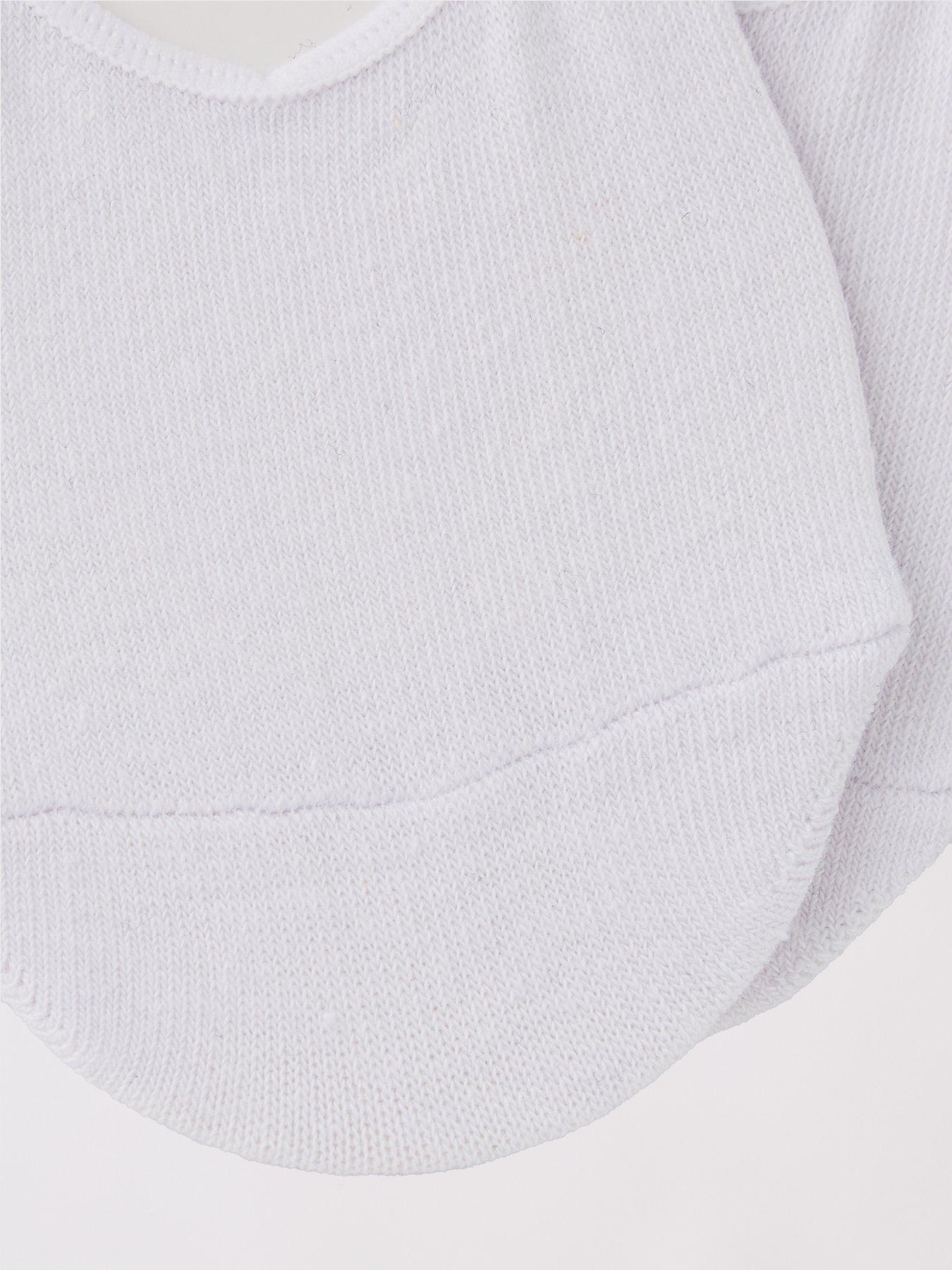 Image 3 of 3 of The Very Collection Womens Heel Grip 3 Pack Invisible Trainer Liners - White