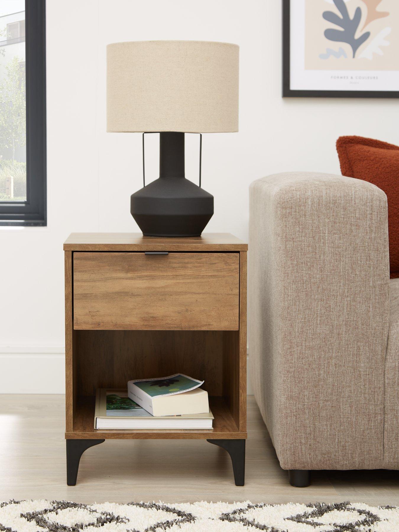 Very Home Wakefield Side Table Dark Oak