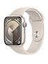  image of apple-watch-series-9-gps-45mm-starlight-aluminium-case-with-starlight-sport-band