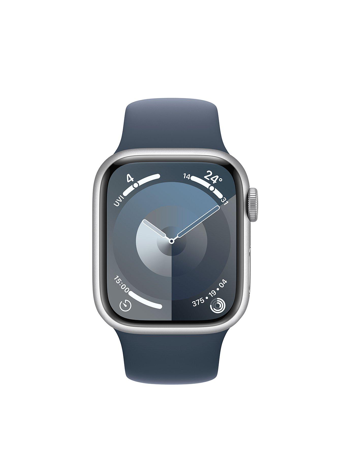 stillFront image of apple-watch-seriesnbsp9-gps-cellular-41mm-silver-aluminium-case-with-storm-blue-sport-band-sm