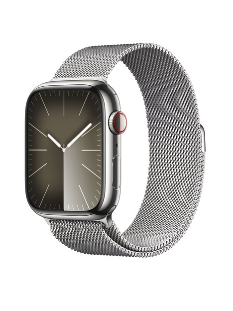apple-watch-seriesnbsp9-gps-cellular-45mm-silver-stainless-steel-case-with-silver-milanese-loop