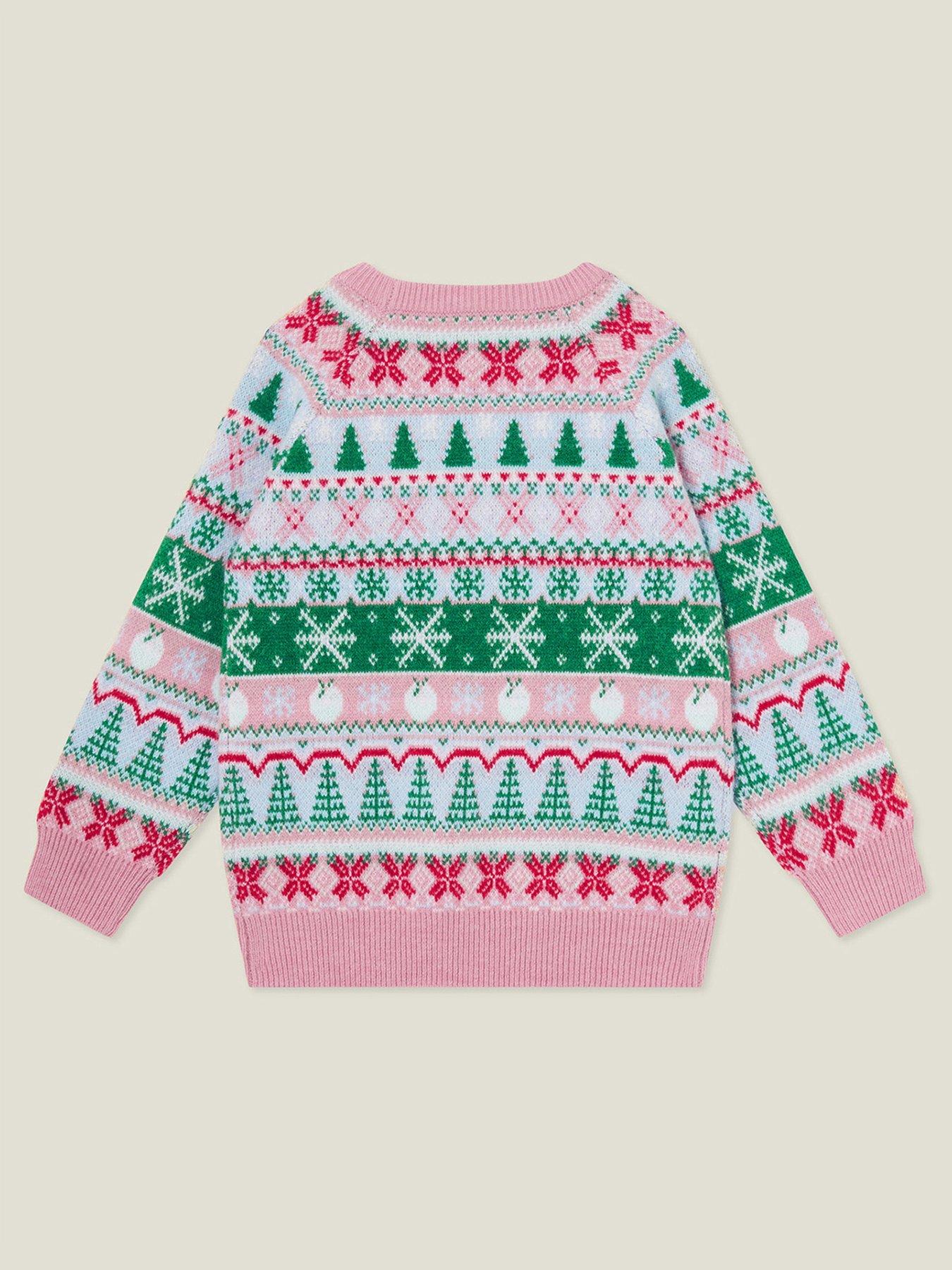 Girls fairisle sale jumper