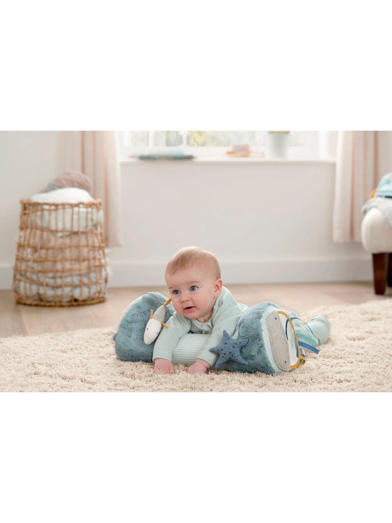 Mamas & Papas Tummy Time Roll - Welcome to the World Blue
