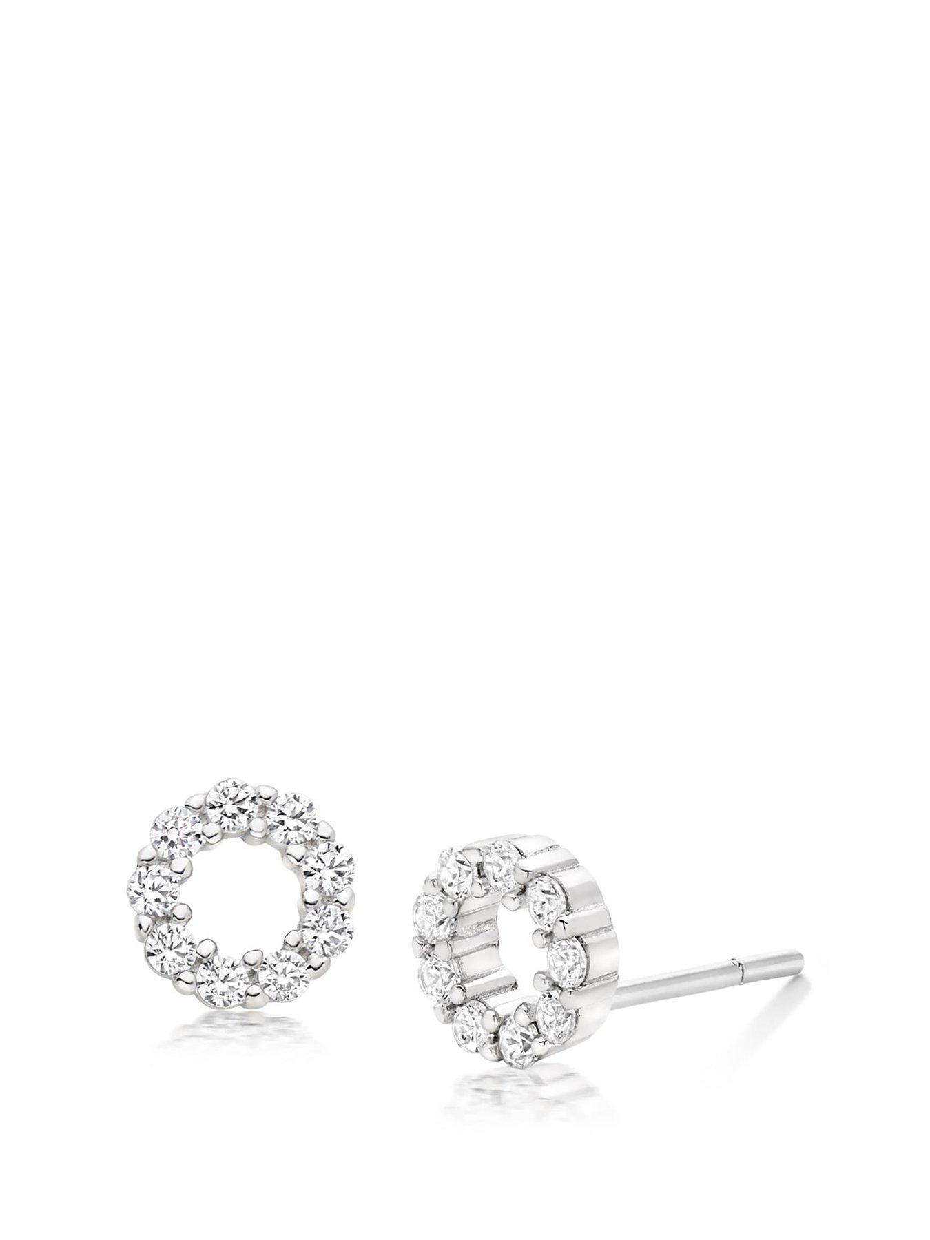 Beaverbrooks cubic on sale zirconia earrings