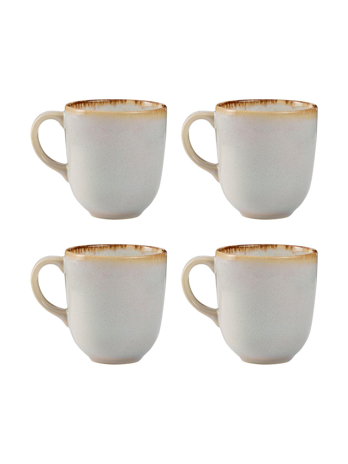 Image 2 of 4 of Mason Cash Reactive Set of 2 Mugs &ndash; Cream