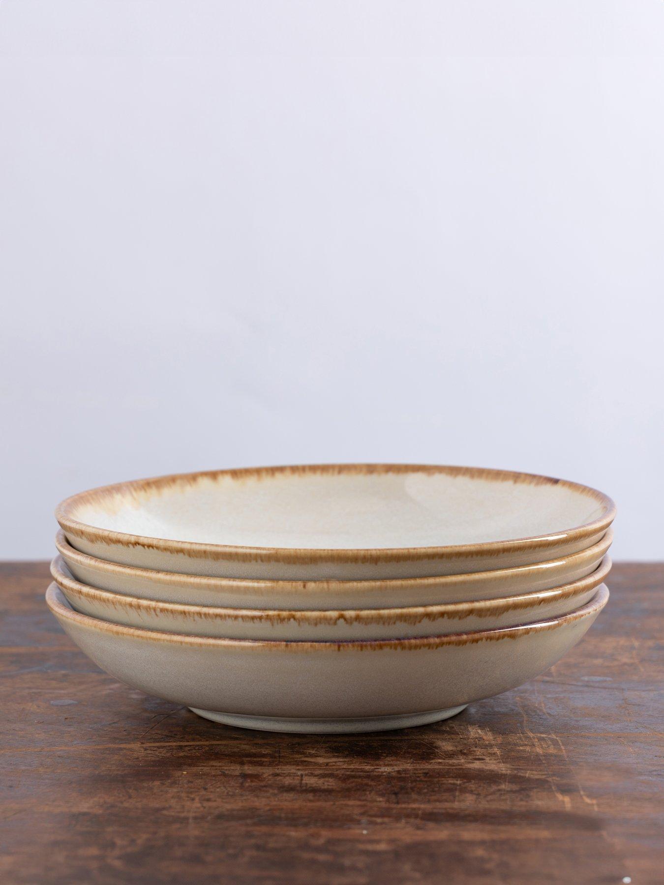 undefined Reactive Set of 4 Pasta Bowls in Cream